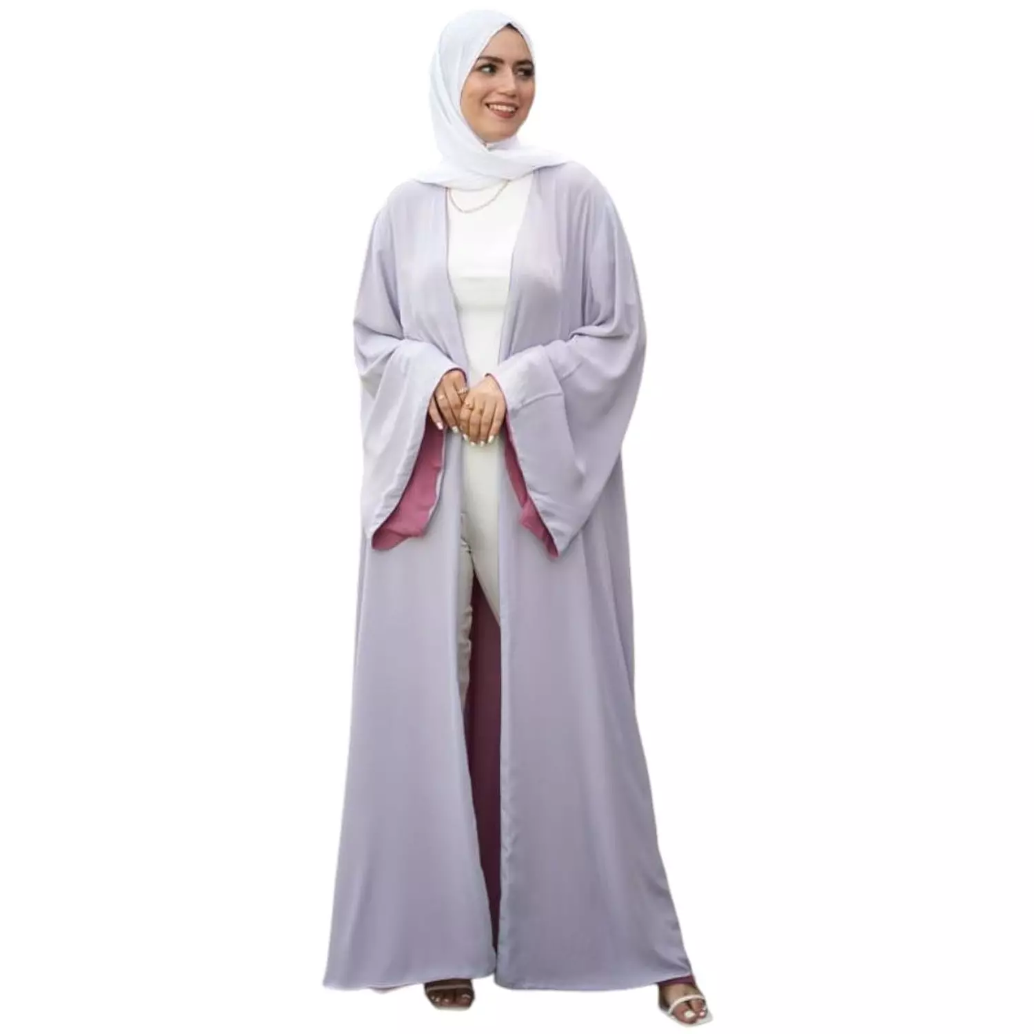 Double Face Chiffon Abaya 1