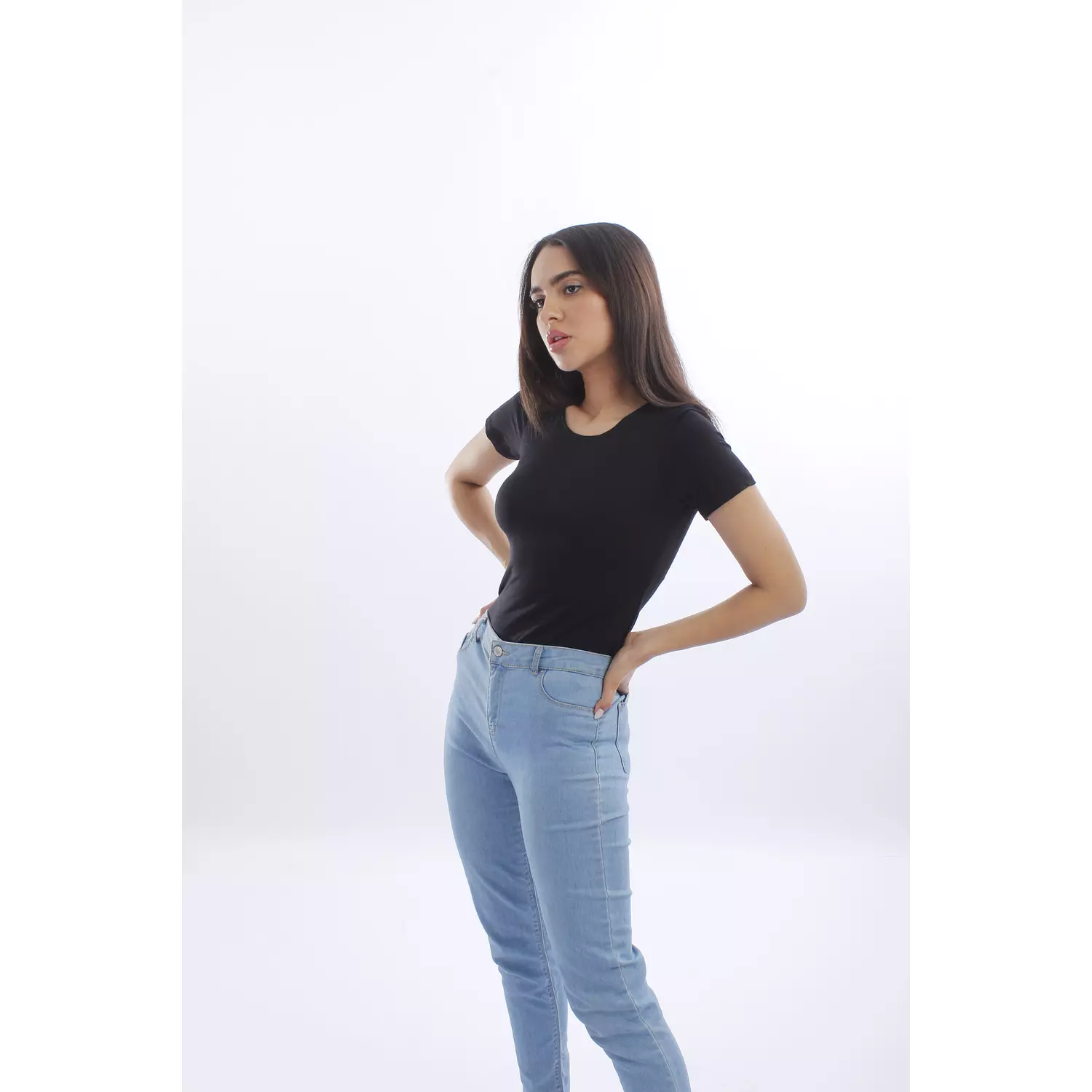 BASIC T-SHIRT cotton (DOUBLE LAYERED TOP) 5
