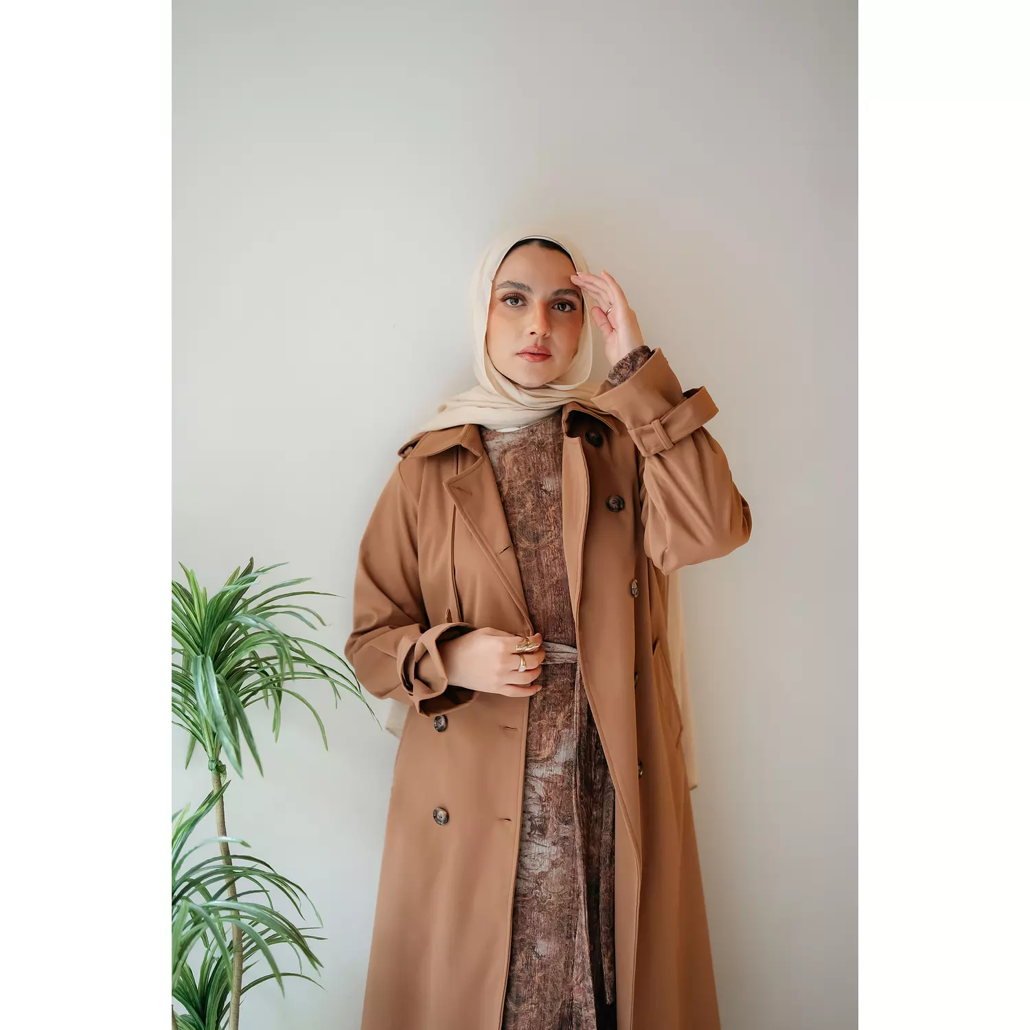  6-Buttons Long Trench Coat 27