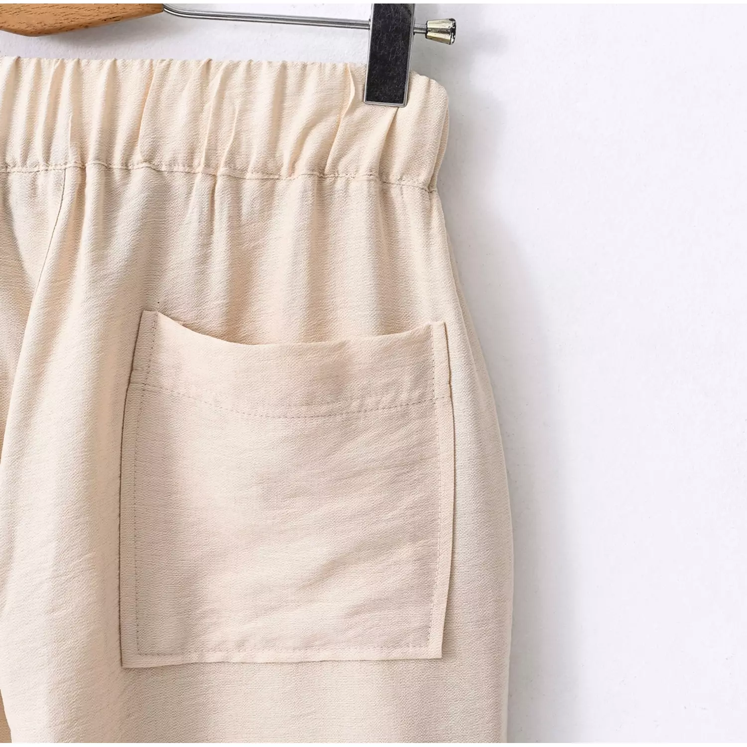 Beige Linen Pants  4