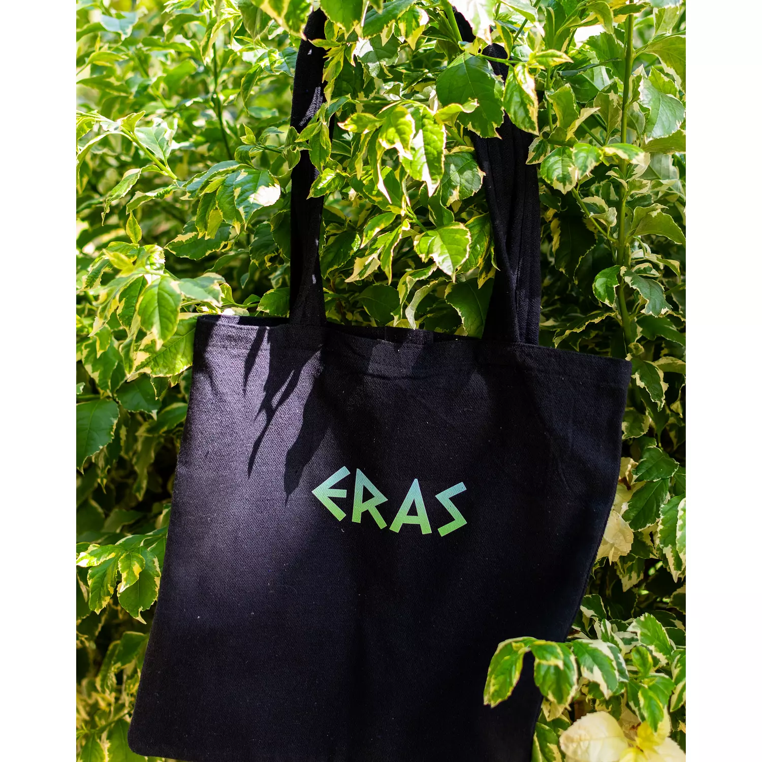 Green “GREEK x PHARAONIC” black tote bag 2