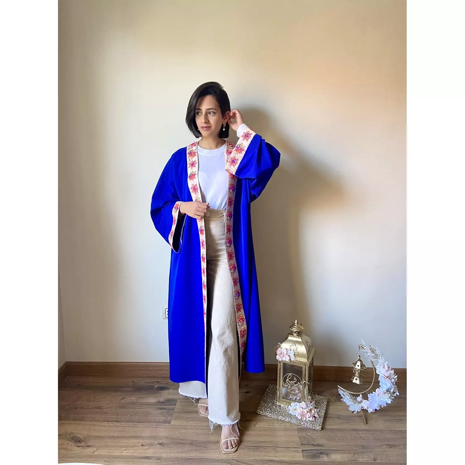 Royal Blue Kimono 2