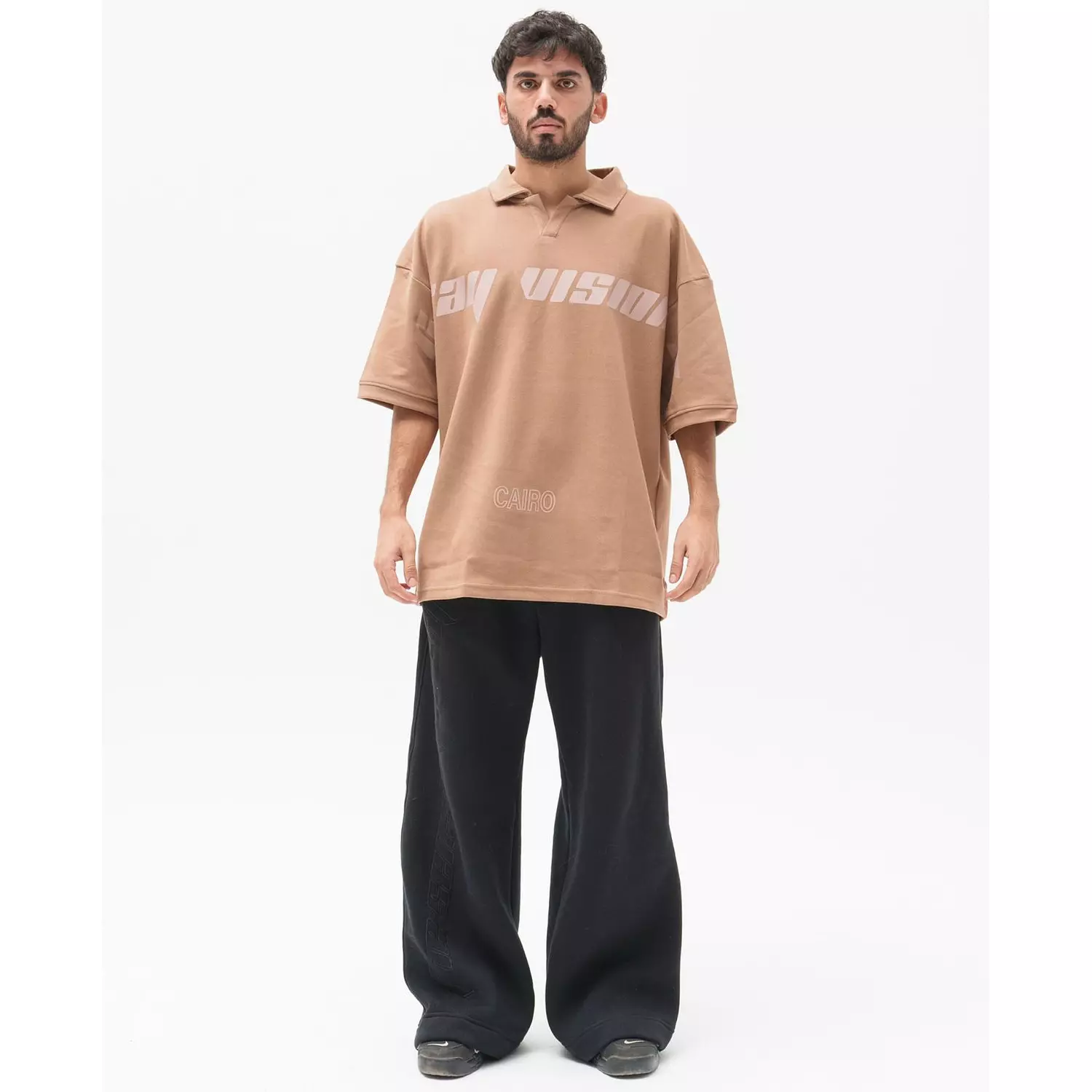 Brown polo tshirt hover image