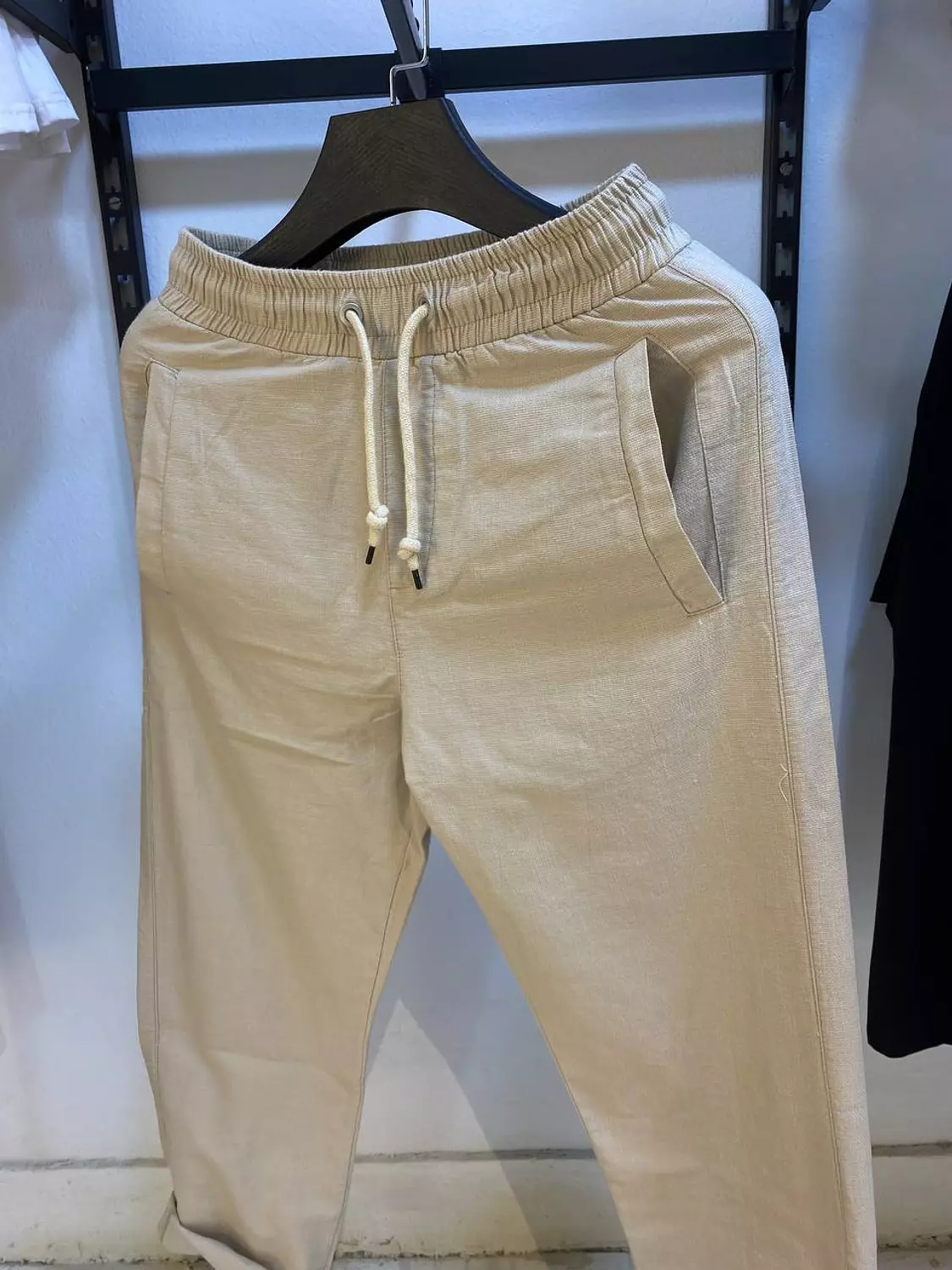 linen beige pants  hover image