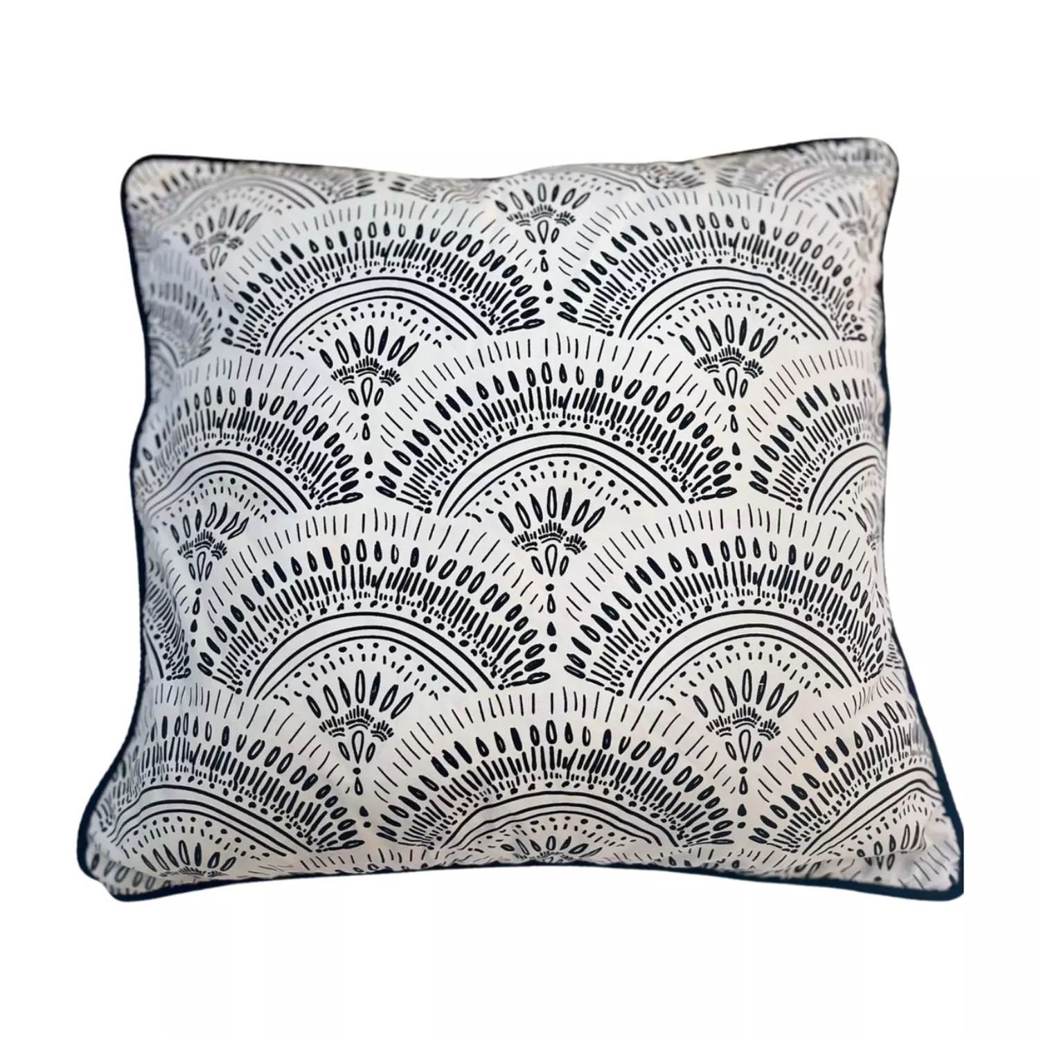 Red Lotus cushion. 2