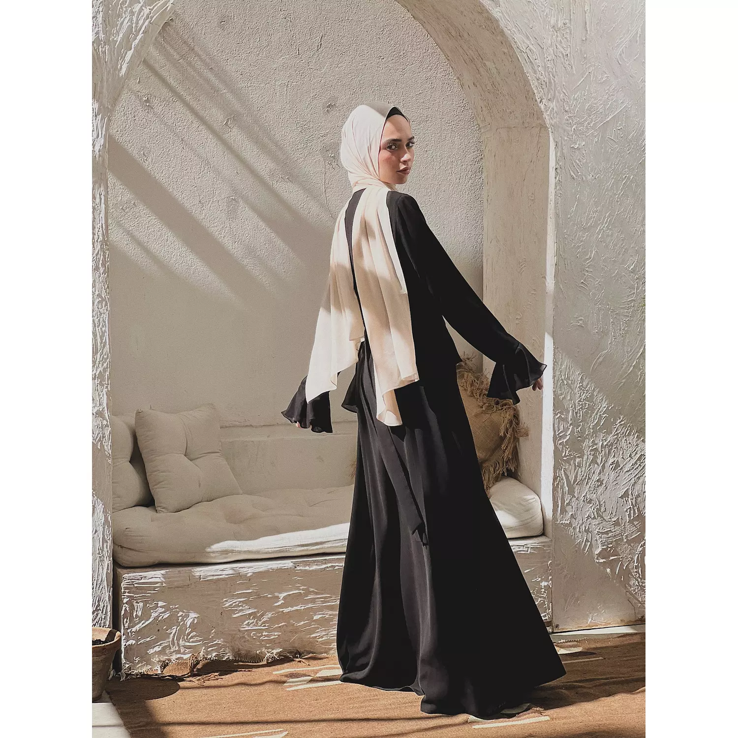 Fluffed Abaya 2