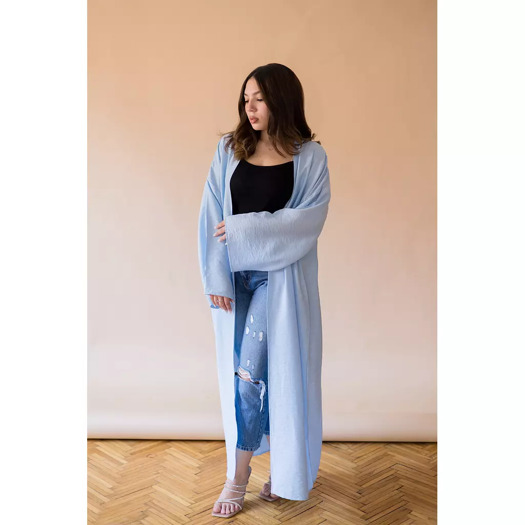 Long Lenin Cardigan - baby blue 