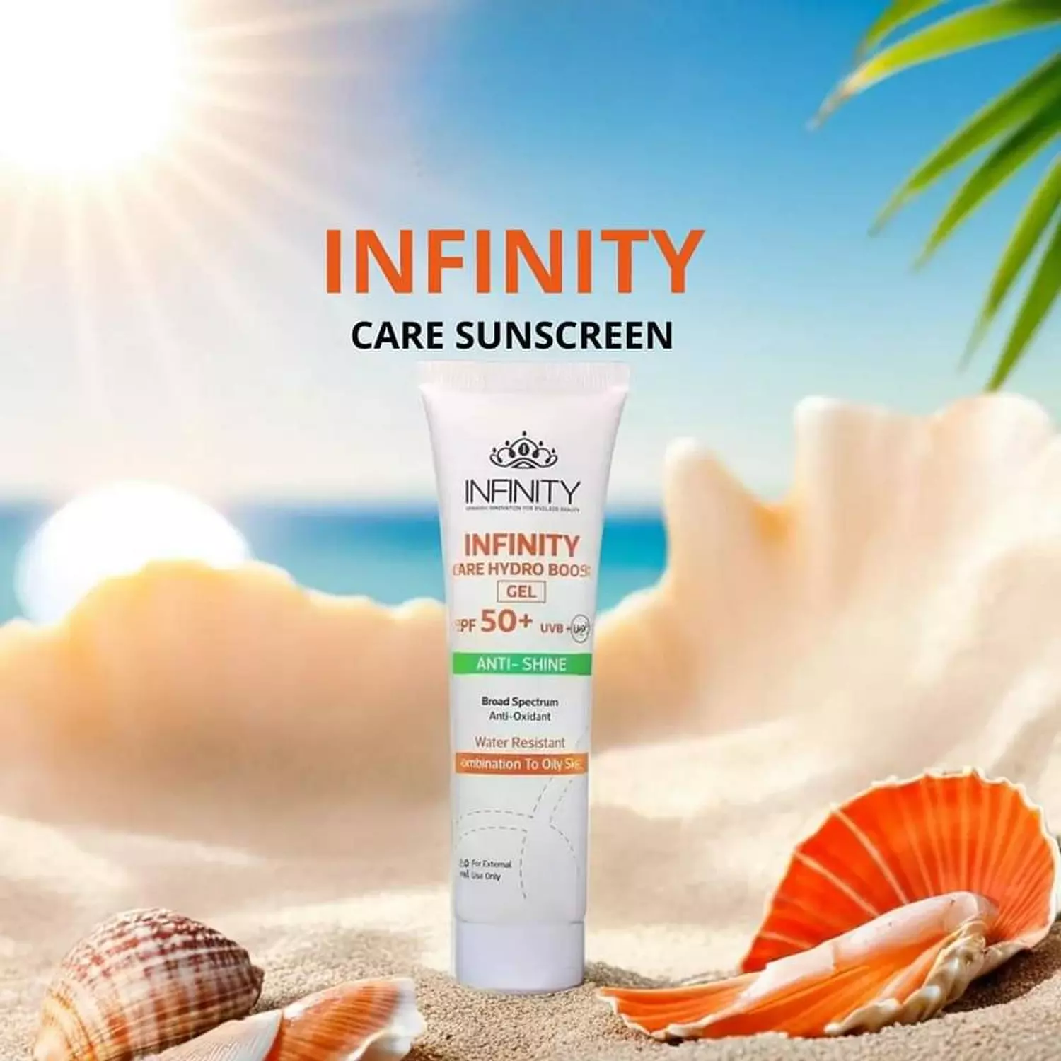 Infinity Sunscreen Hydro-Boost Gel - 60 ml (1+1) hover image