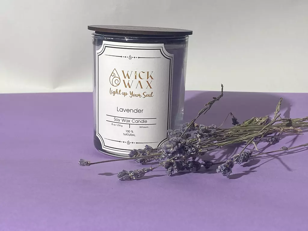 Lavender medium Scented Candle  