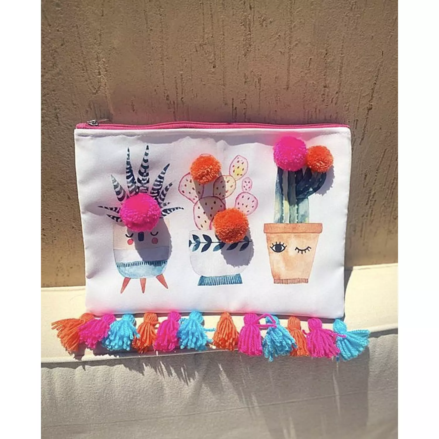 The Cactus Canvas Fabric Pouch (by order) hover image