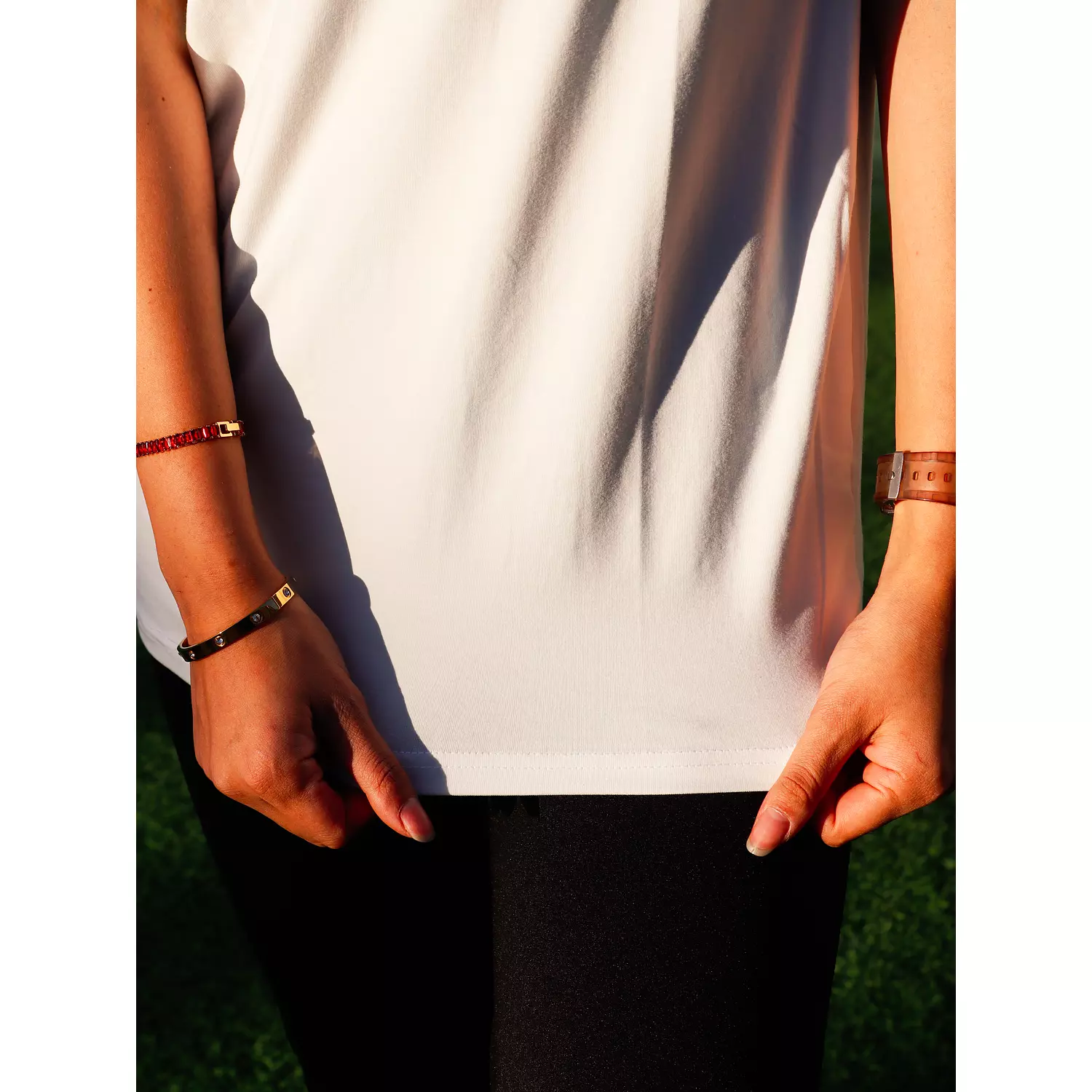 Unisex White Cotton T-Shirt 2