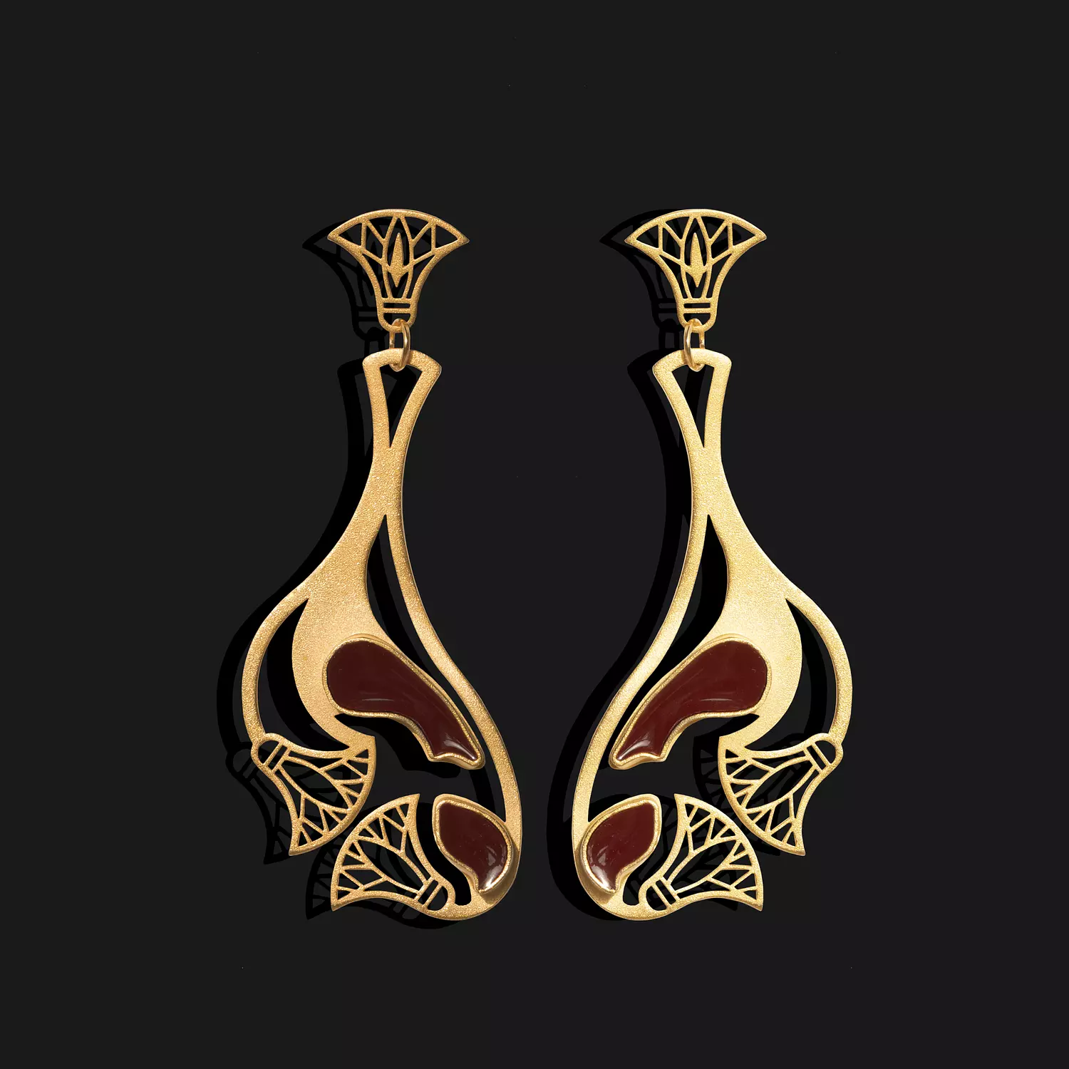 Lotus earrings 0