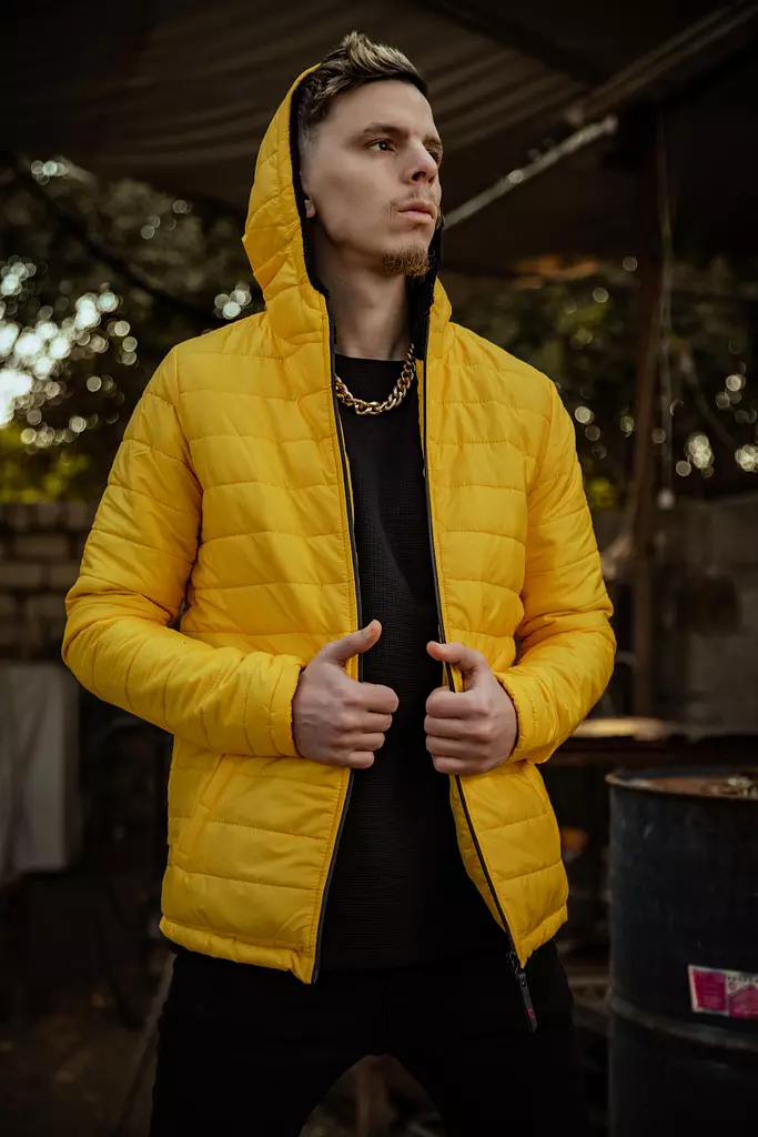 Quilted waterproof bomber jacket