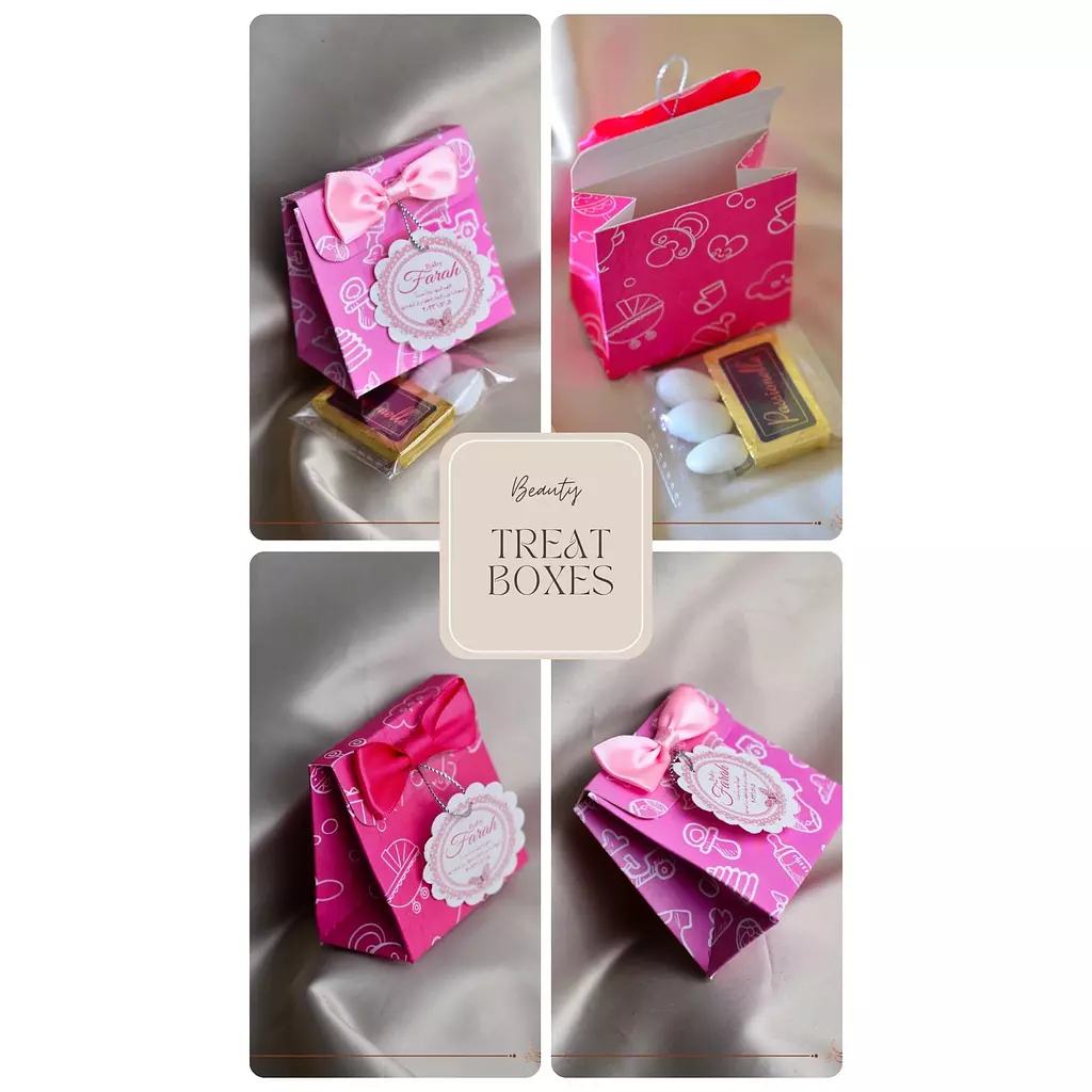 Baby Shower Small Treat Boxes 