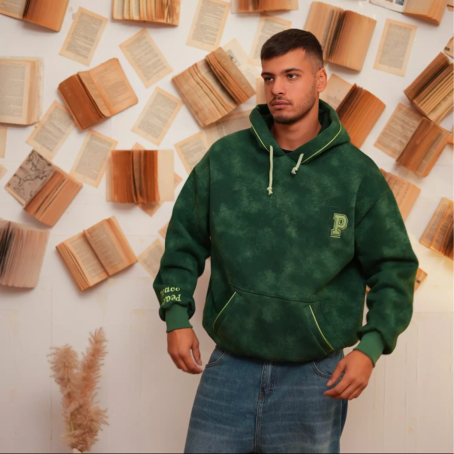 Dye Green Unisex Hoodie hover image