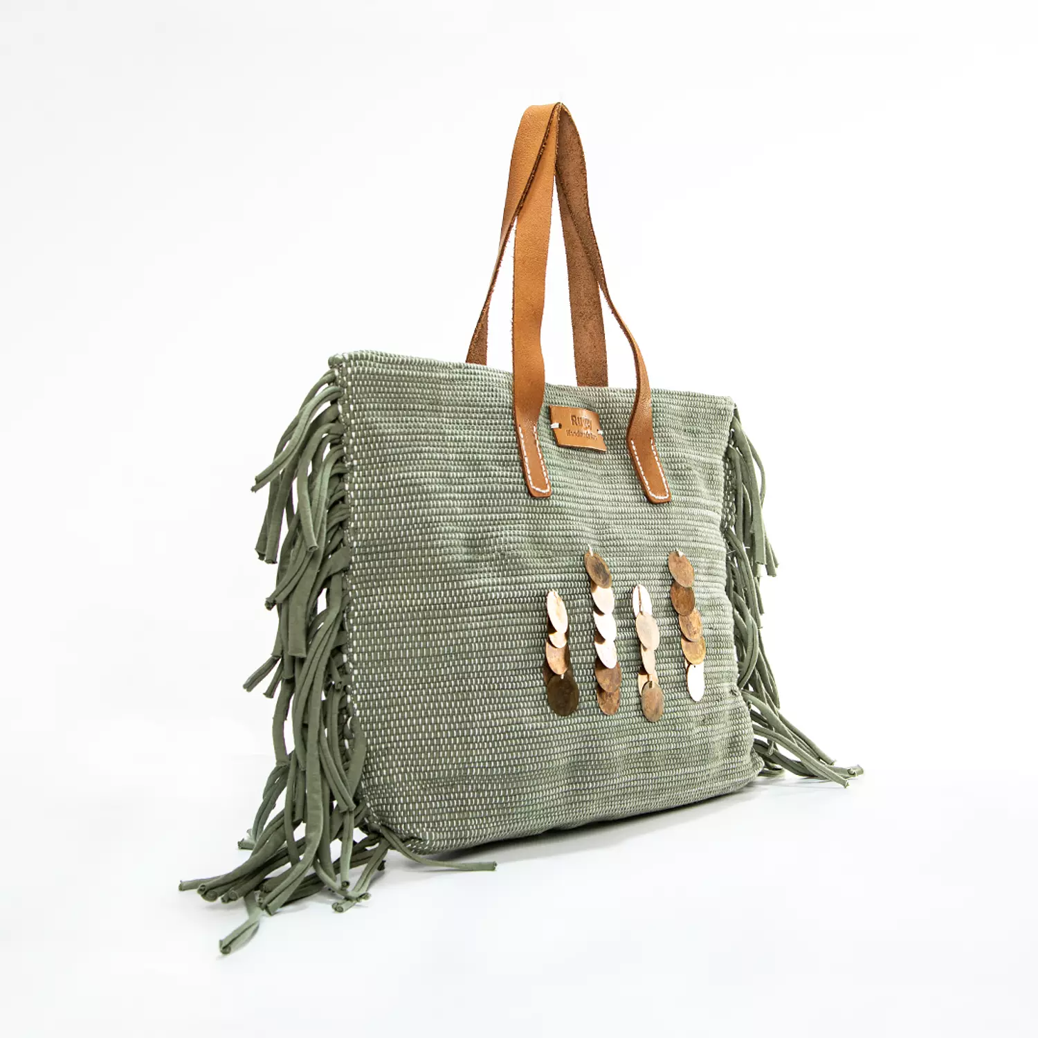 Rugzy Handmades Kilim Handbag with Brass Accents: A Bohemian Essential 1