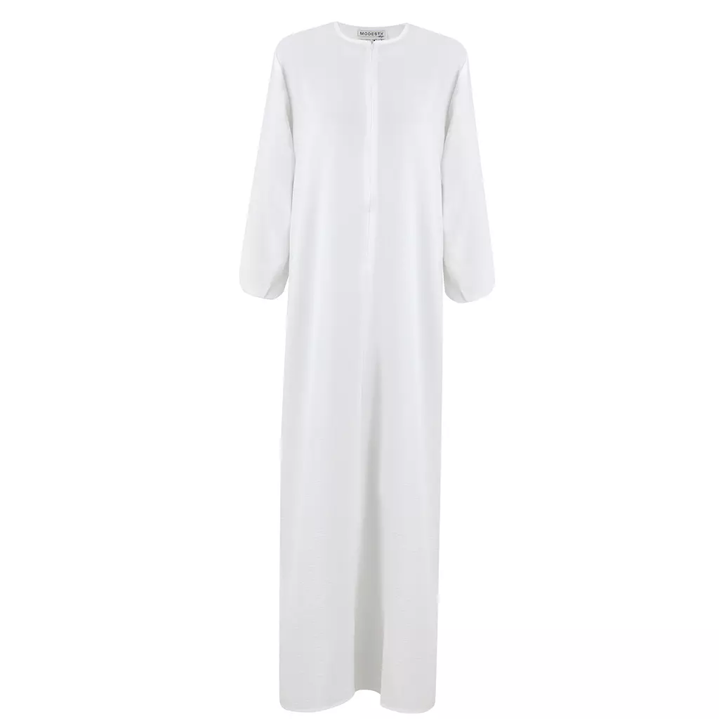 Basic White Abaya 