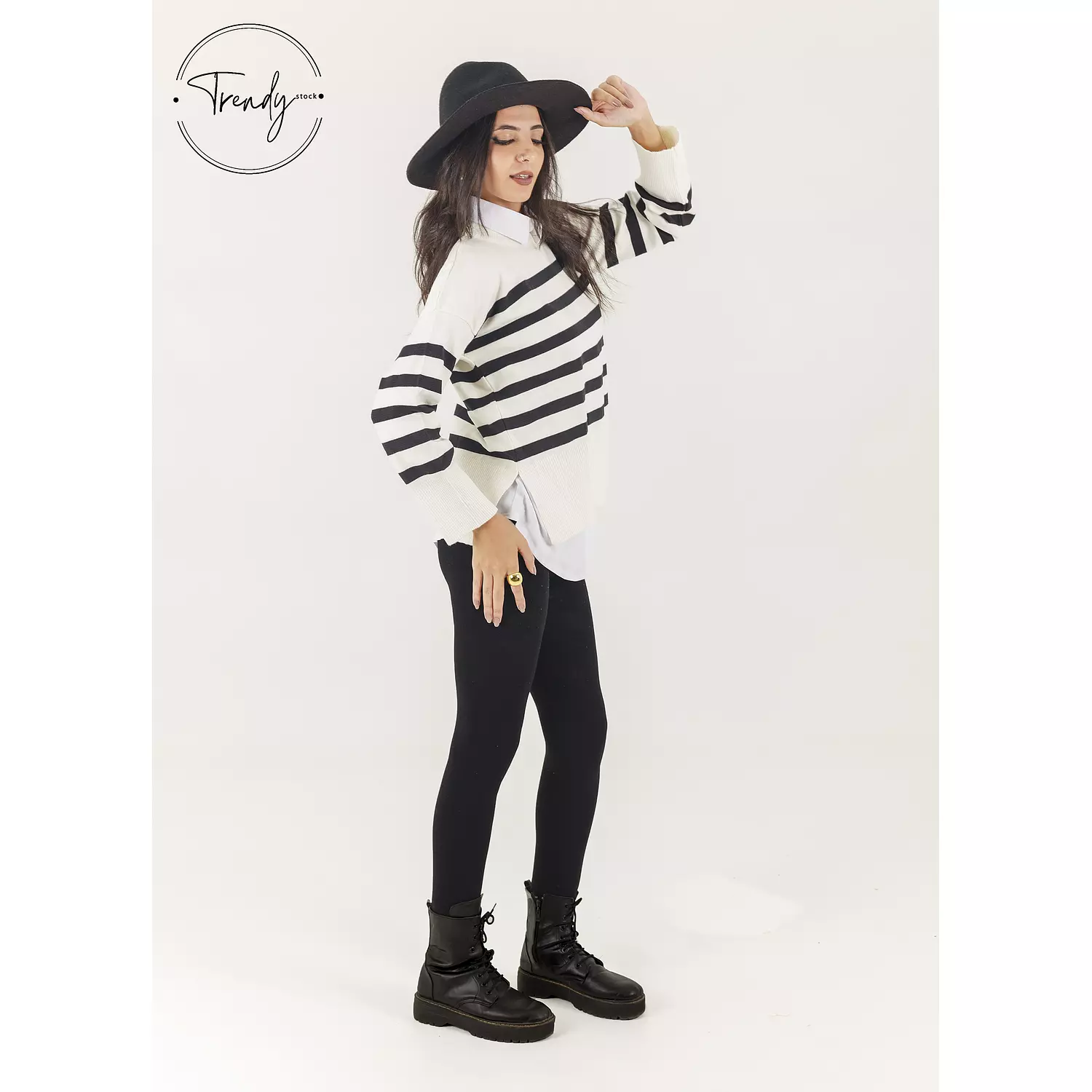 Kint Striped Pullover Long Sleeve hover image