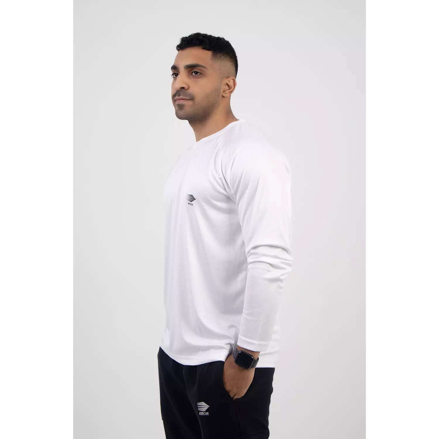 White Long Sleeve T-Shirt  1