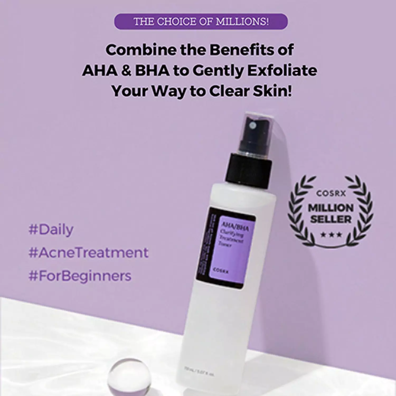 Cosrx AHA/BHA 7 Clarifying Treatment Toner 2