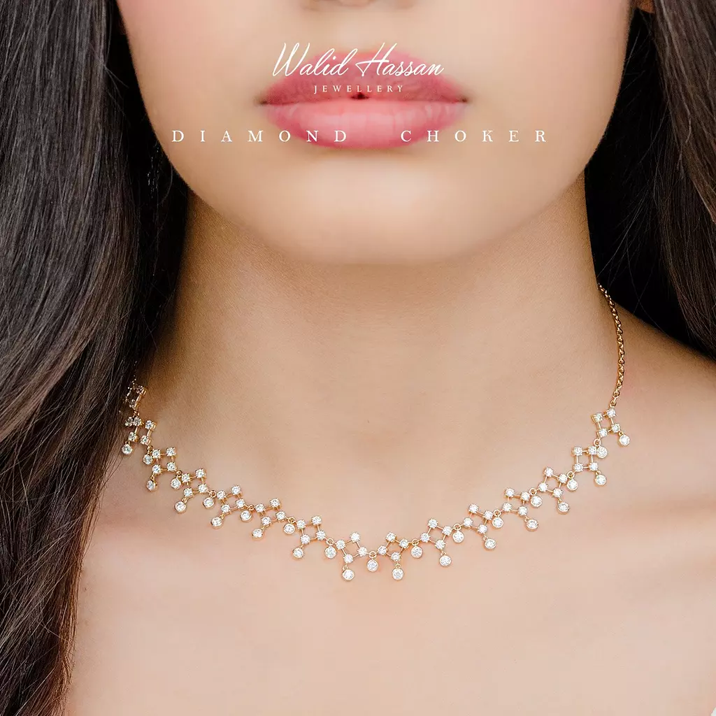 diamond choker