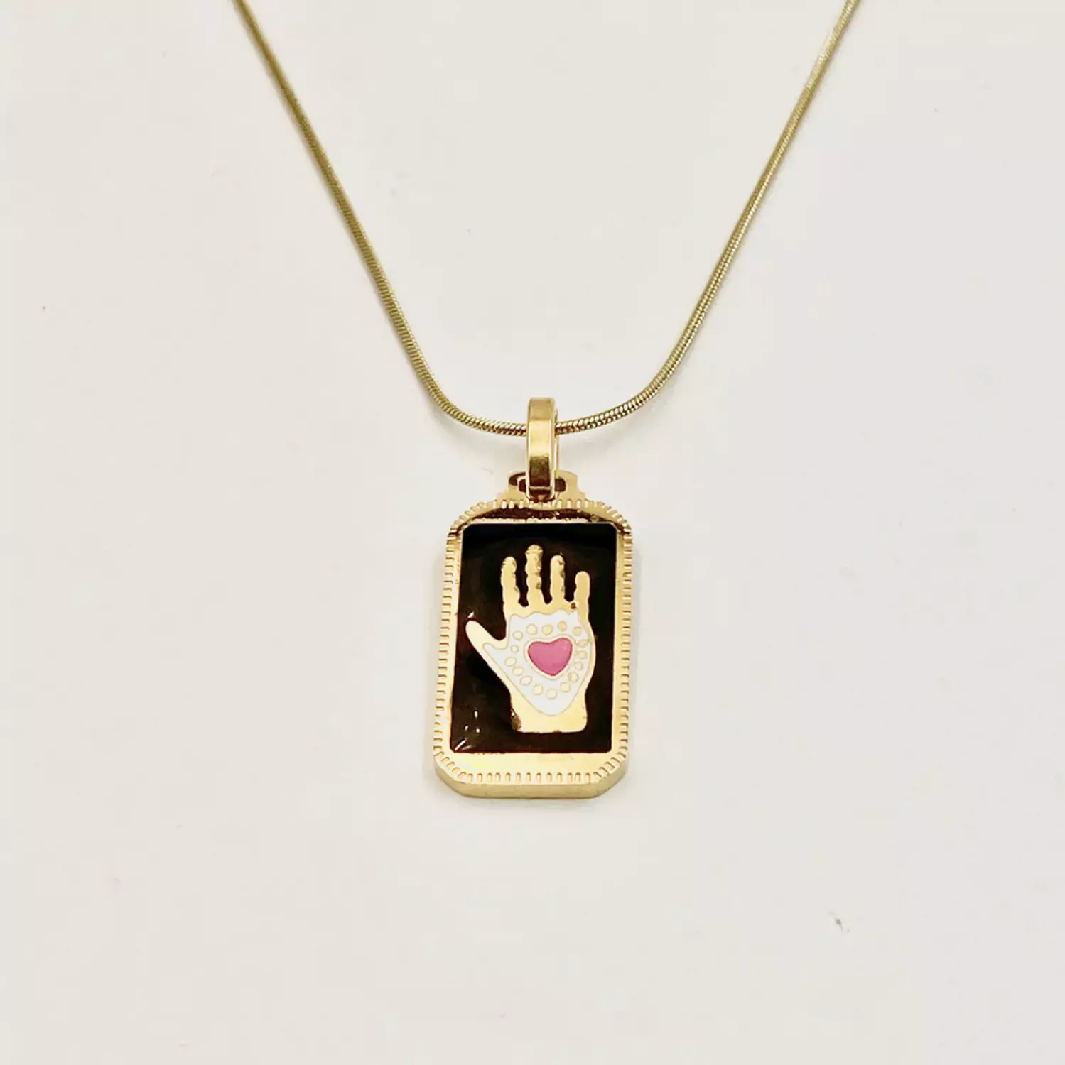 Fortune Teller Necklace - Black  hover image