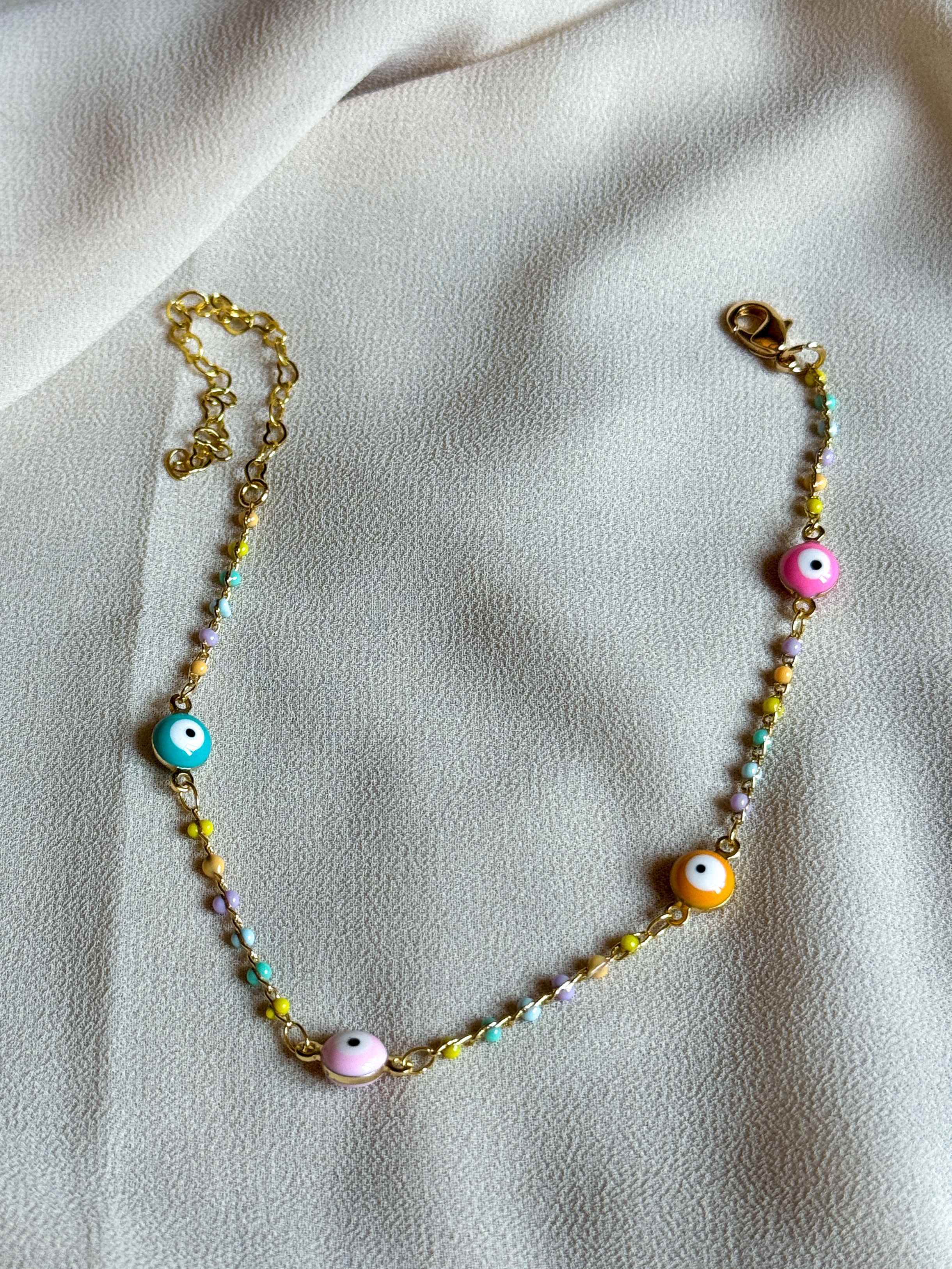 Colorful Eye Anklet ( Stock )