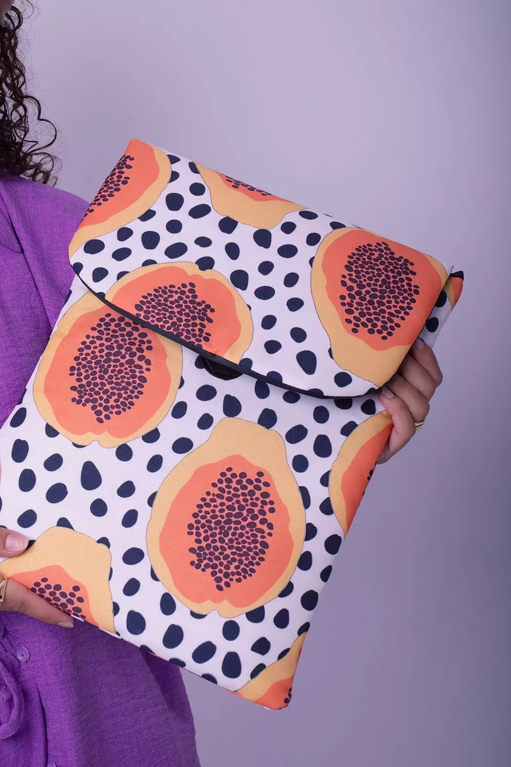 Papaya laptop sleeve 3