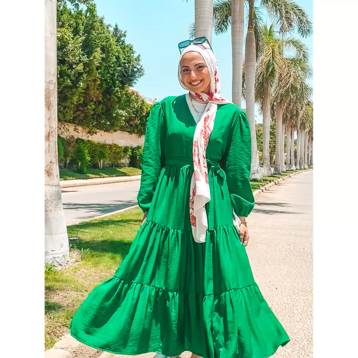 Green Croisette Dress hover image