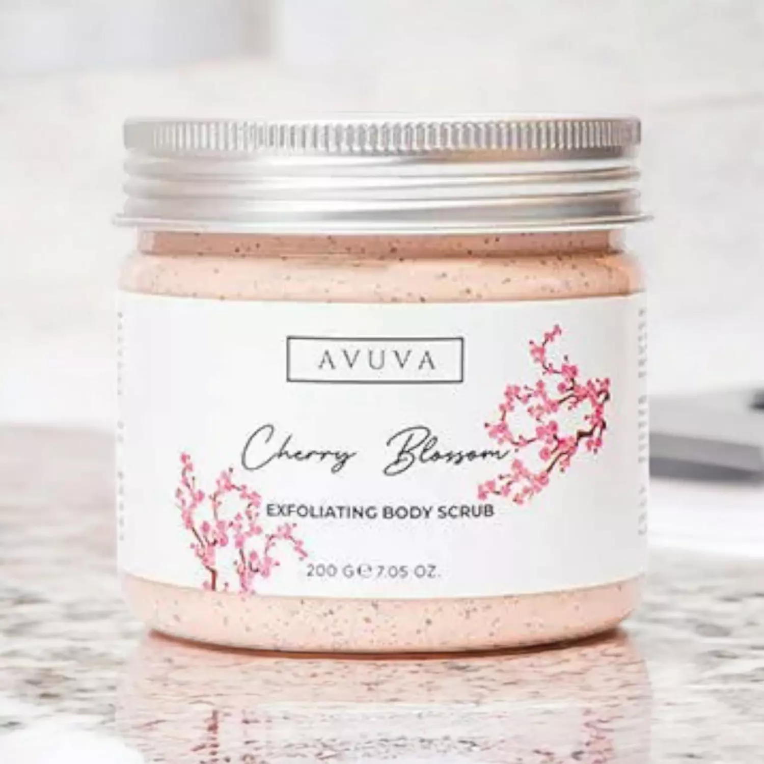 Avuva Cherry Blossom Body Scrub – 200 gm hover image