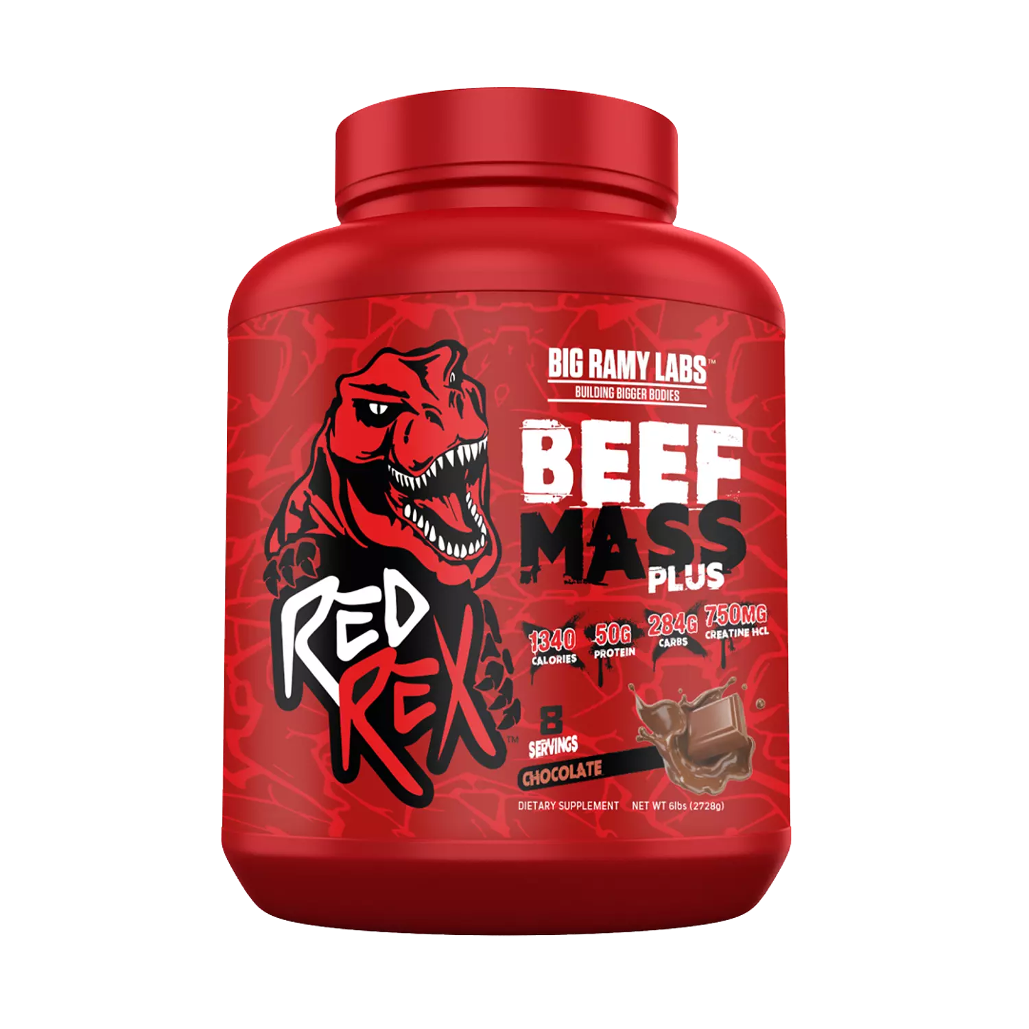 Red Rex Beef Mass Gainer Plus - 14serv - 2728g hover image