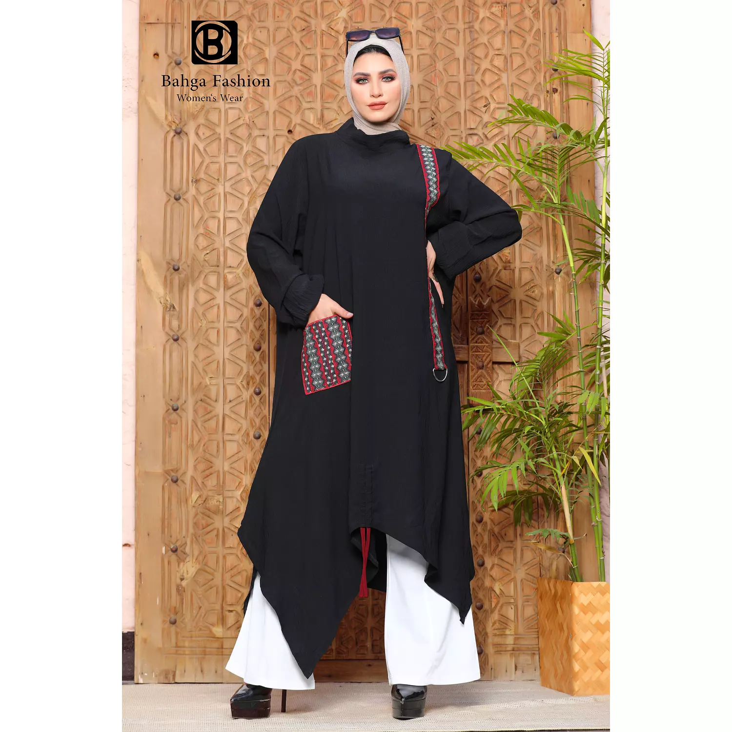 Cey tunic with one embroidery pocket..code 8095 4