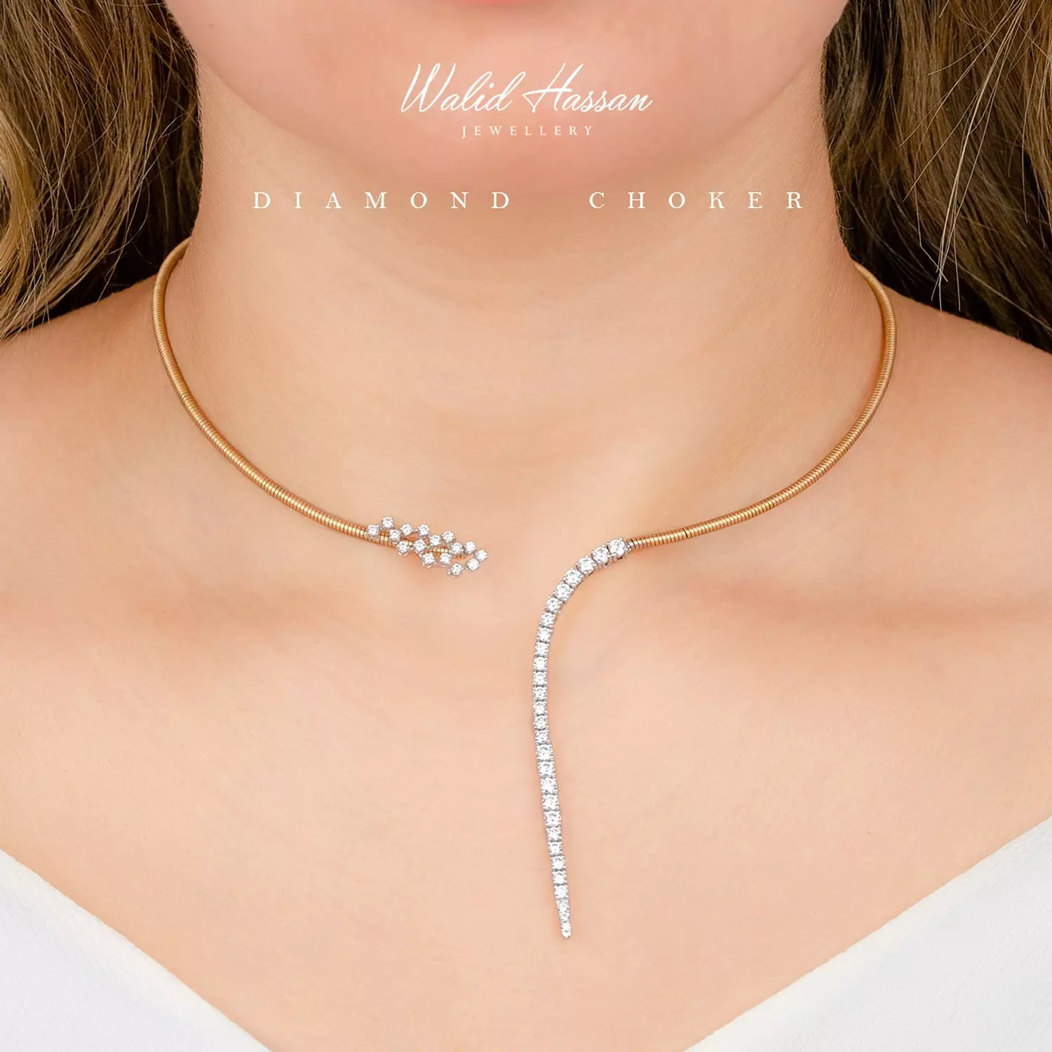 diamond choker  hover image