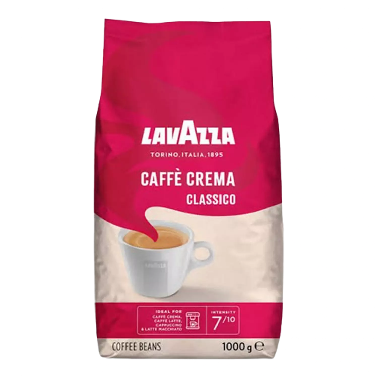 Lavazza Cafe Crema Classico Whole Beans 1 Kg 7/10 hover image