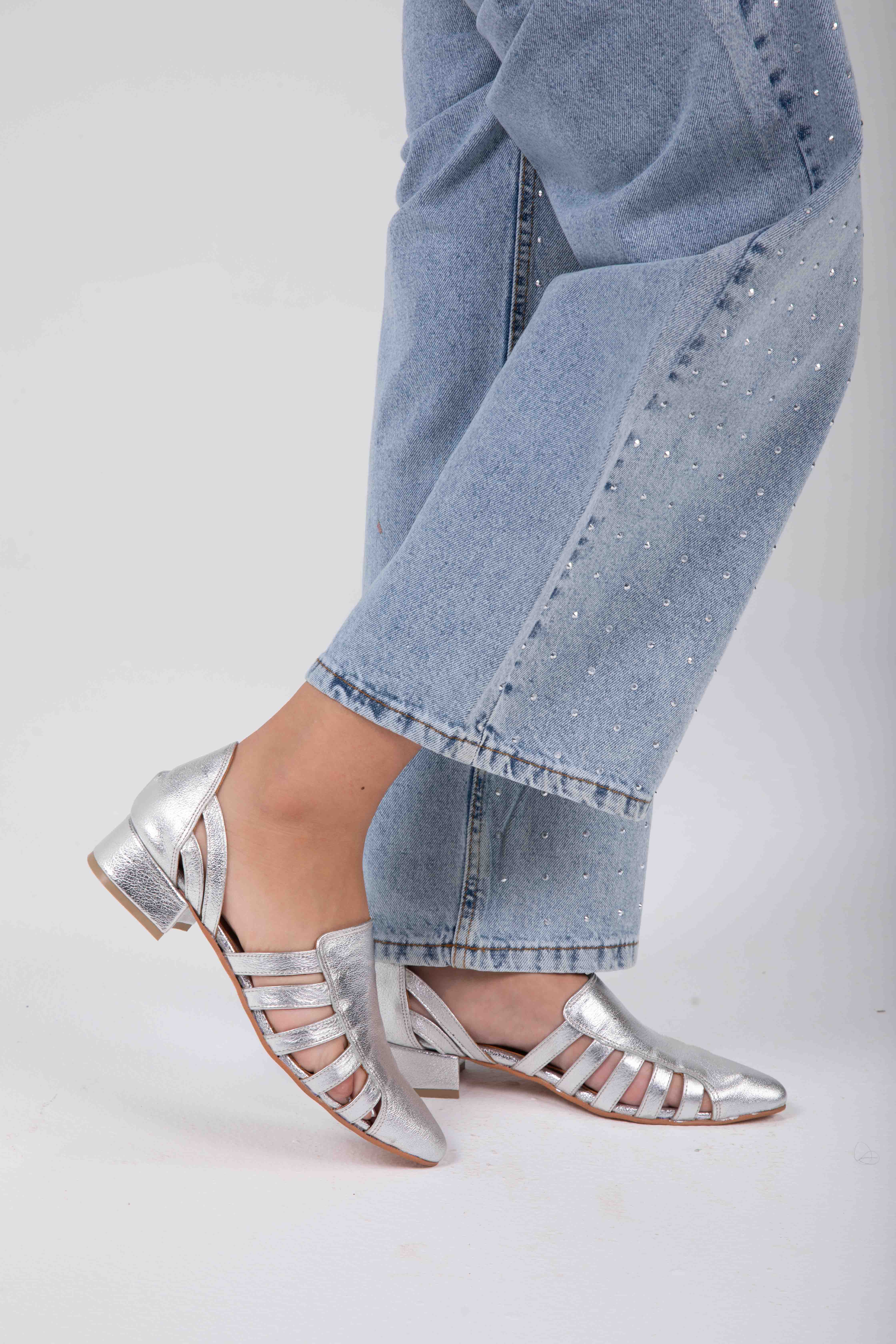 Silver sandal 