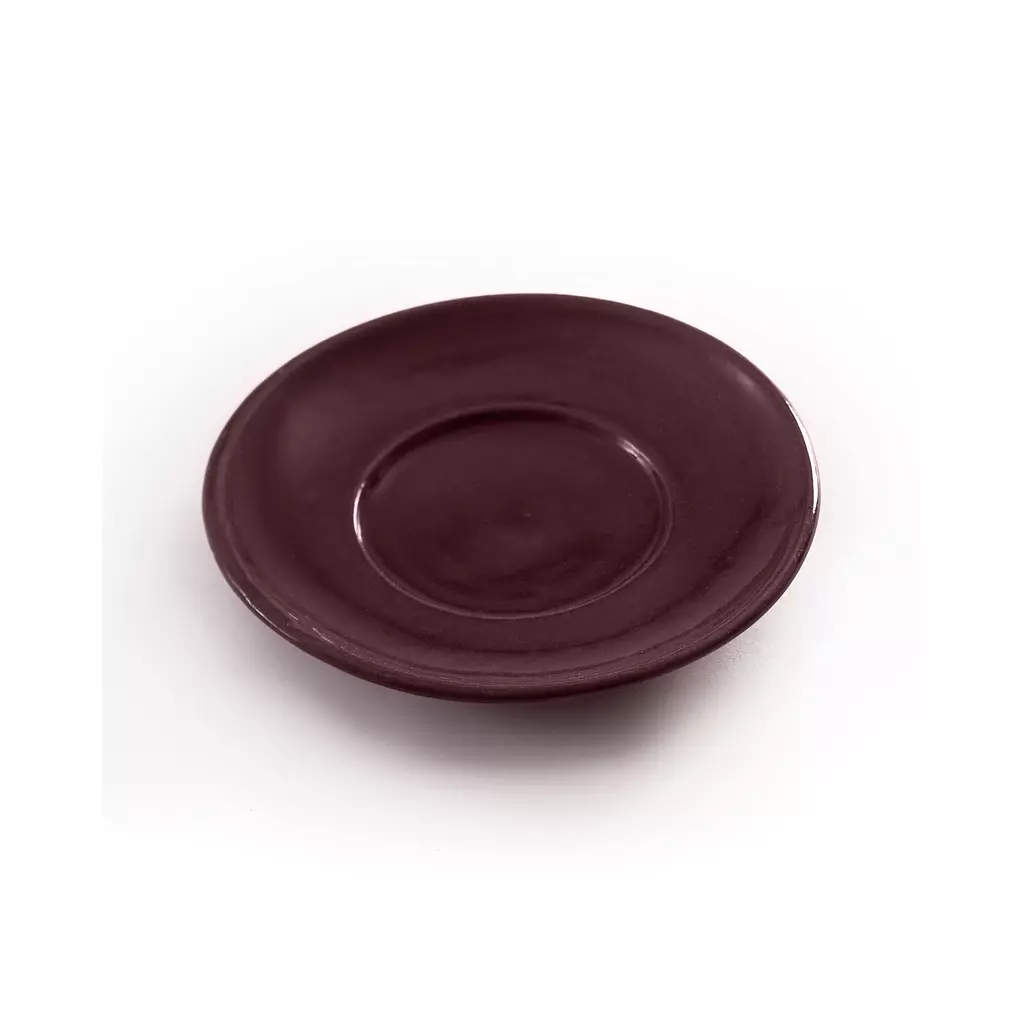 Burgundy Gouna Espresso Plate 