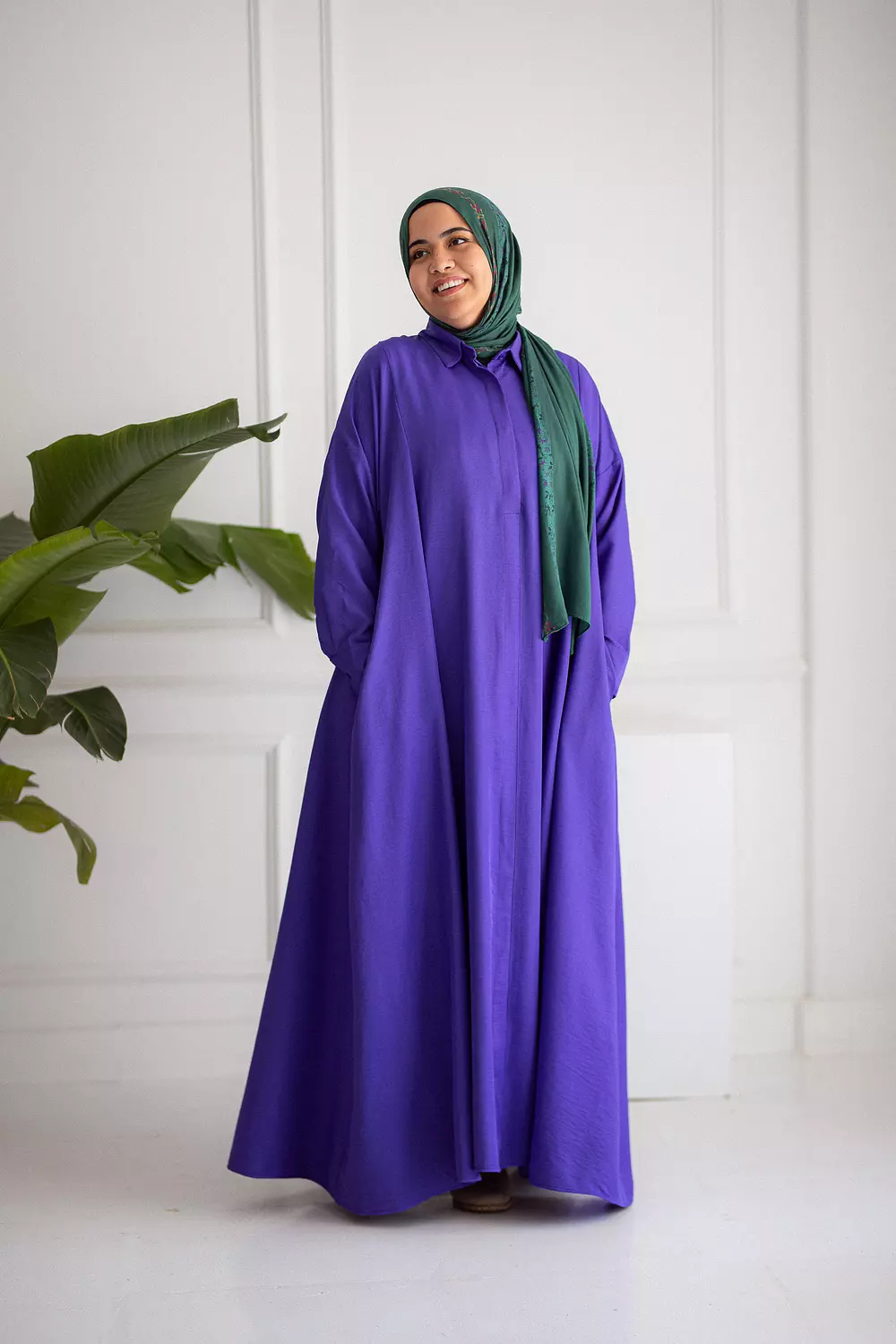 Purple Wide Dress hover image