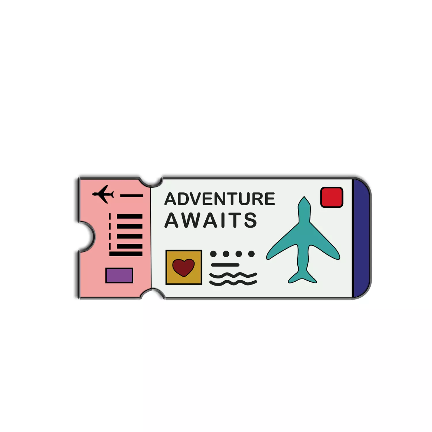 Adventure Awaits - Plane Ticket 🎫 ✈️ hover image