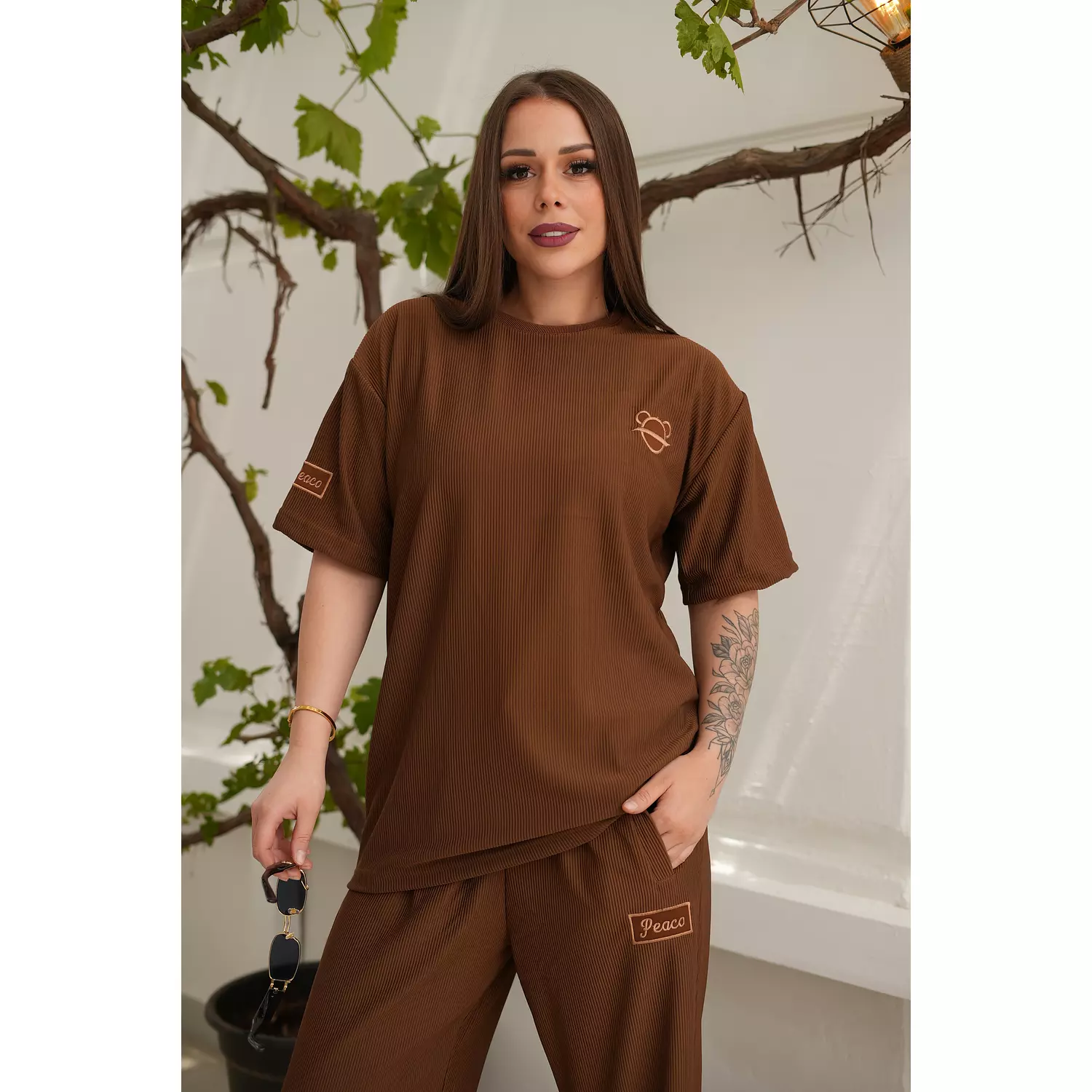 Brown unisex t-shirt  hover image