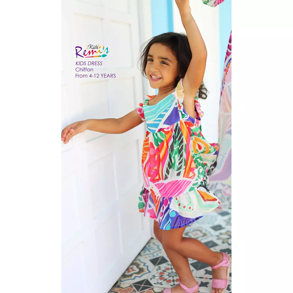 Abstract kids dress