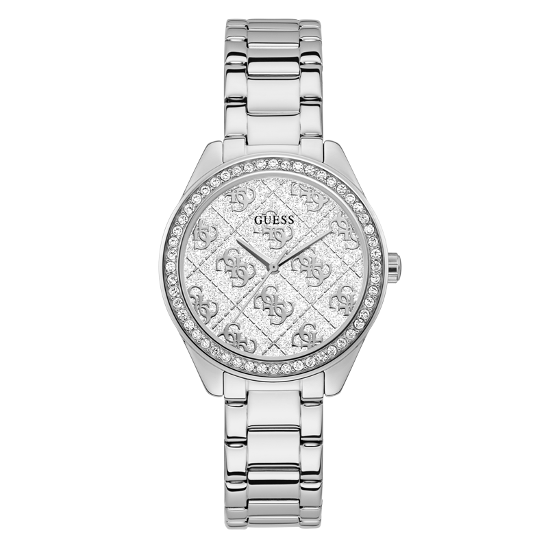 Guess GW0001L1 Watch For Ladies Case Color Silver Tone - Round Shape Stainless Steel Bracelet