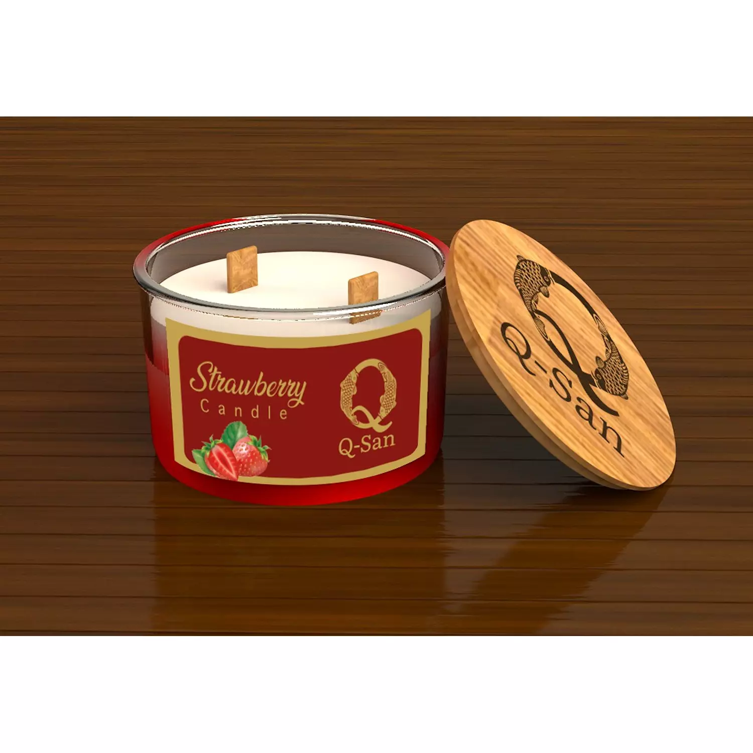 Strawberry Candle hover image