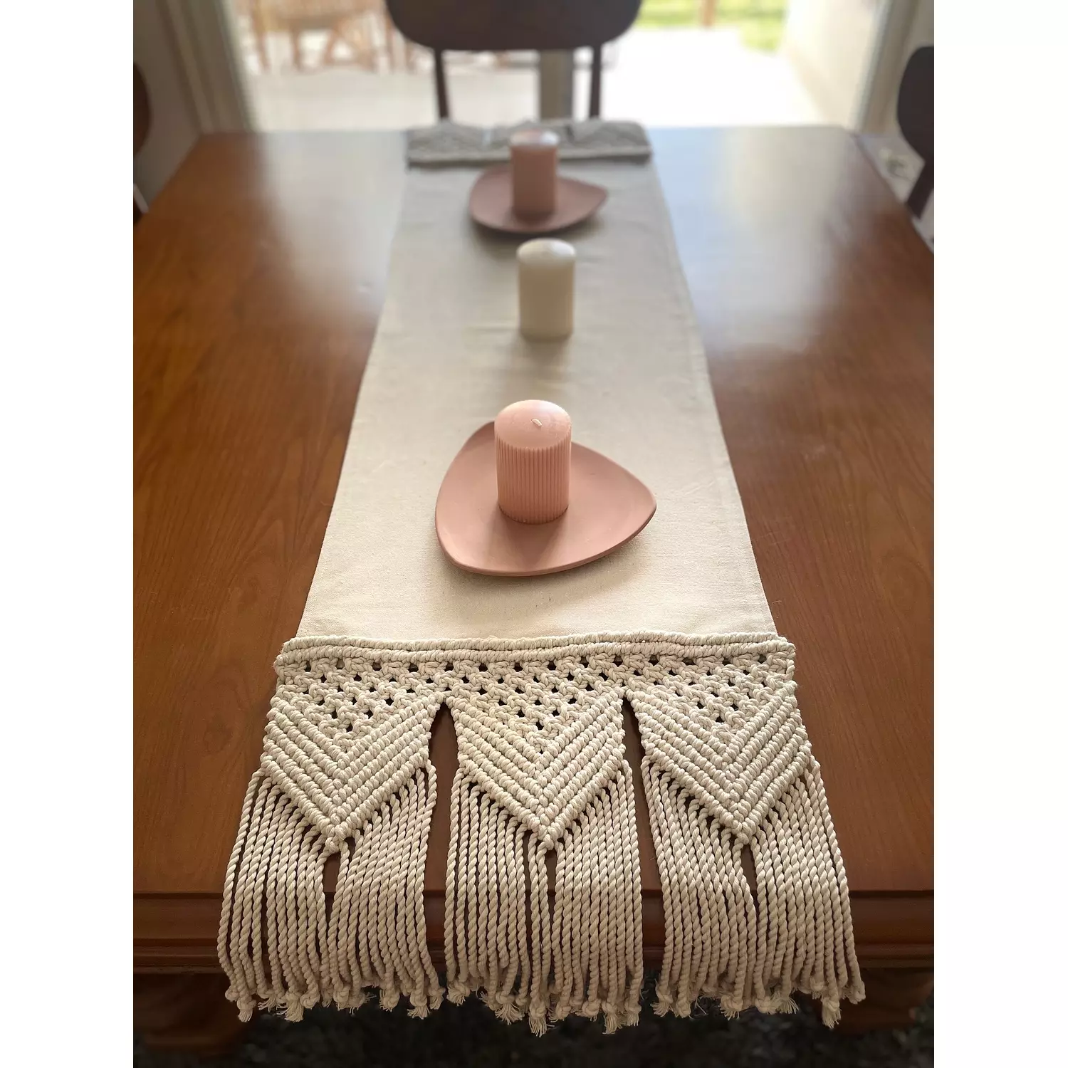 Arrows Macrame Table Runner 0