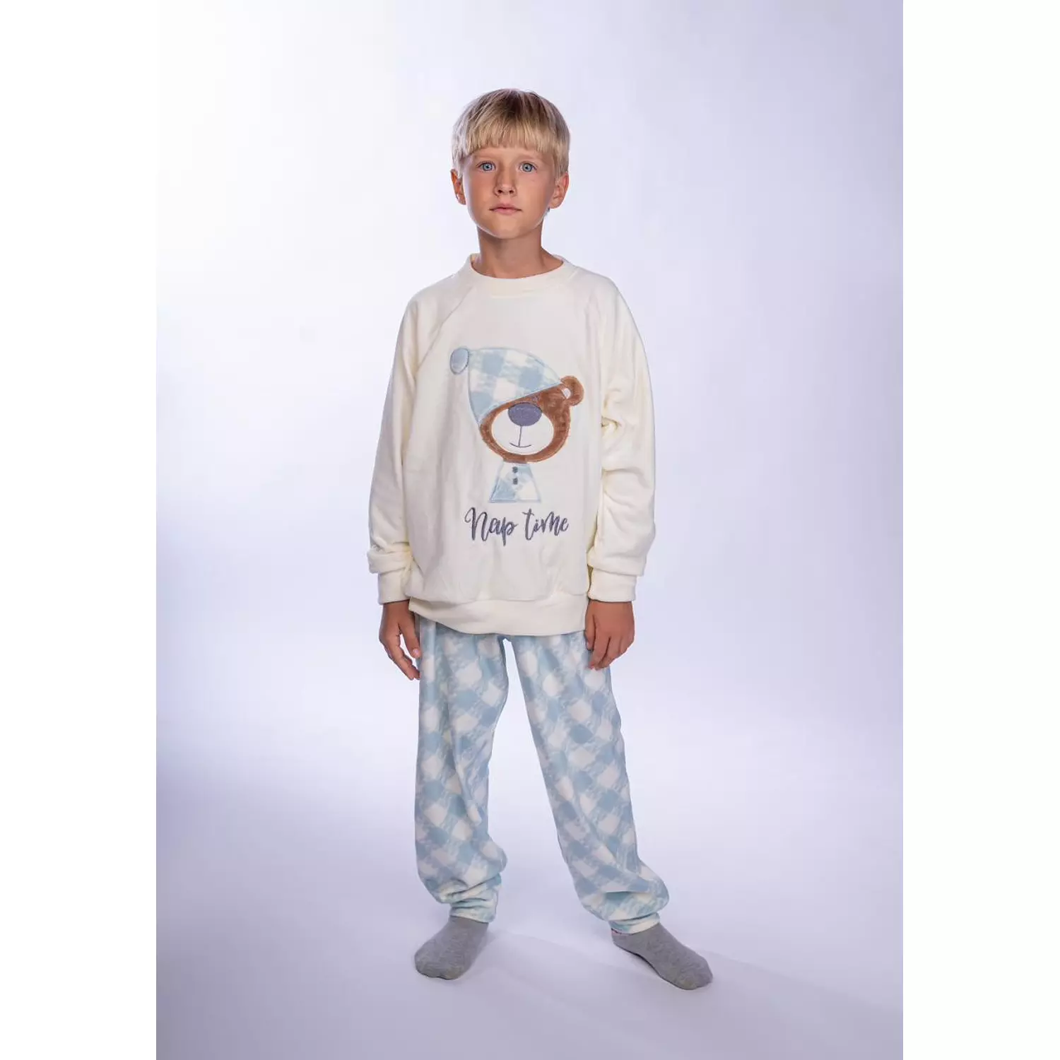 Teddy winter pajamas for boys 1