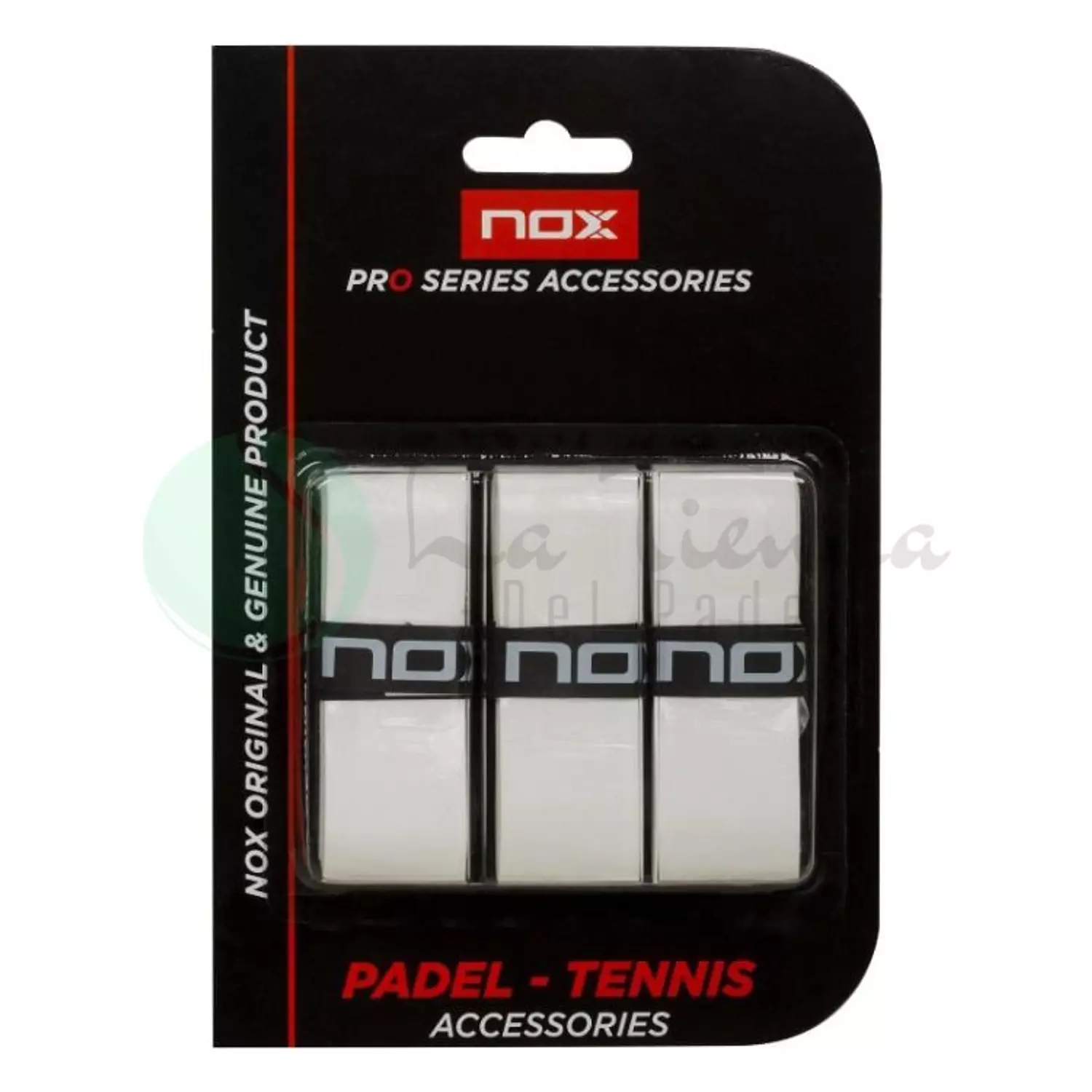 Nox White Overgrip (pack of 3) hover image