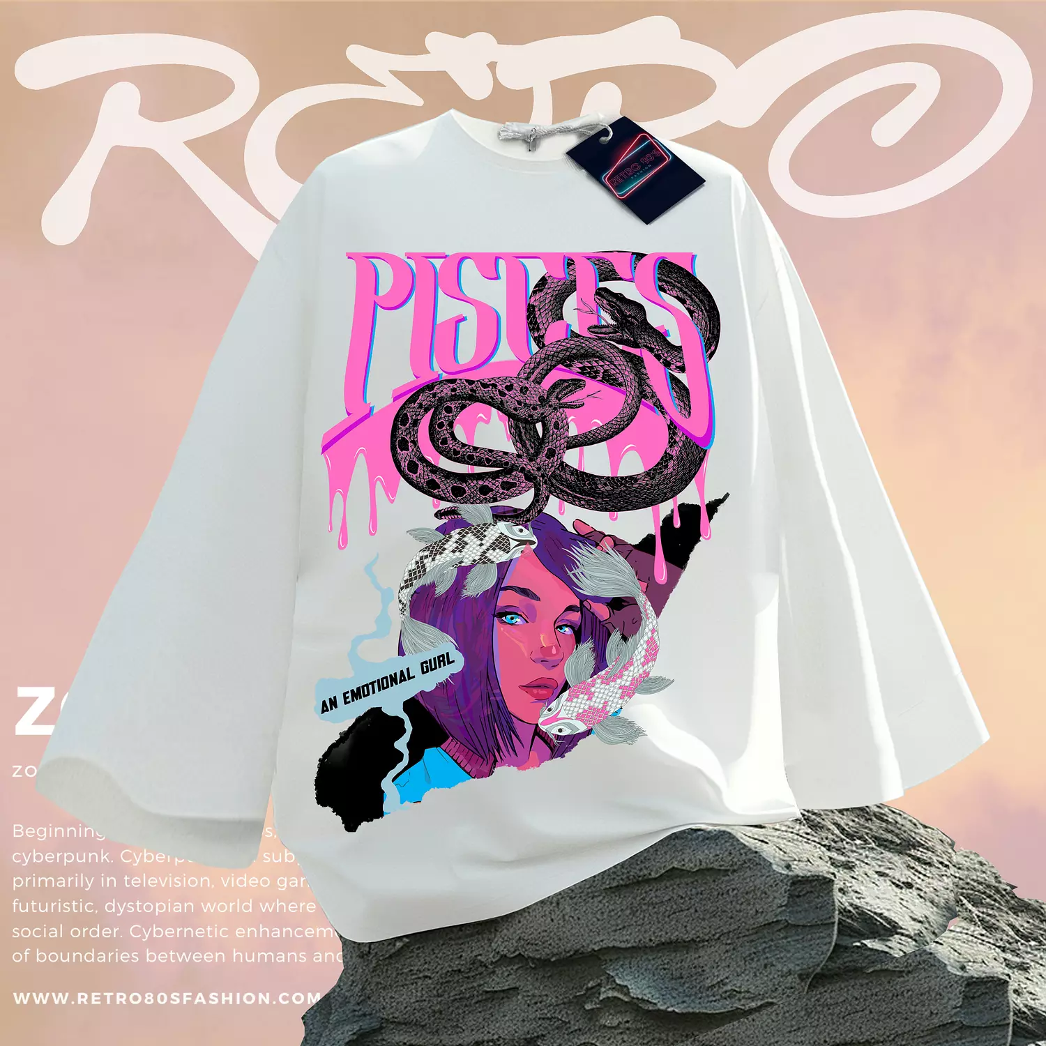 Pisces pink long sleeves  hover image