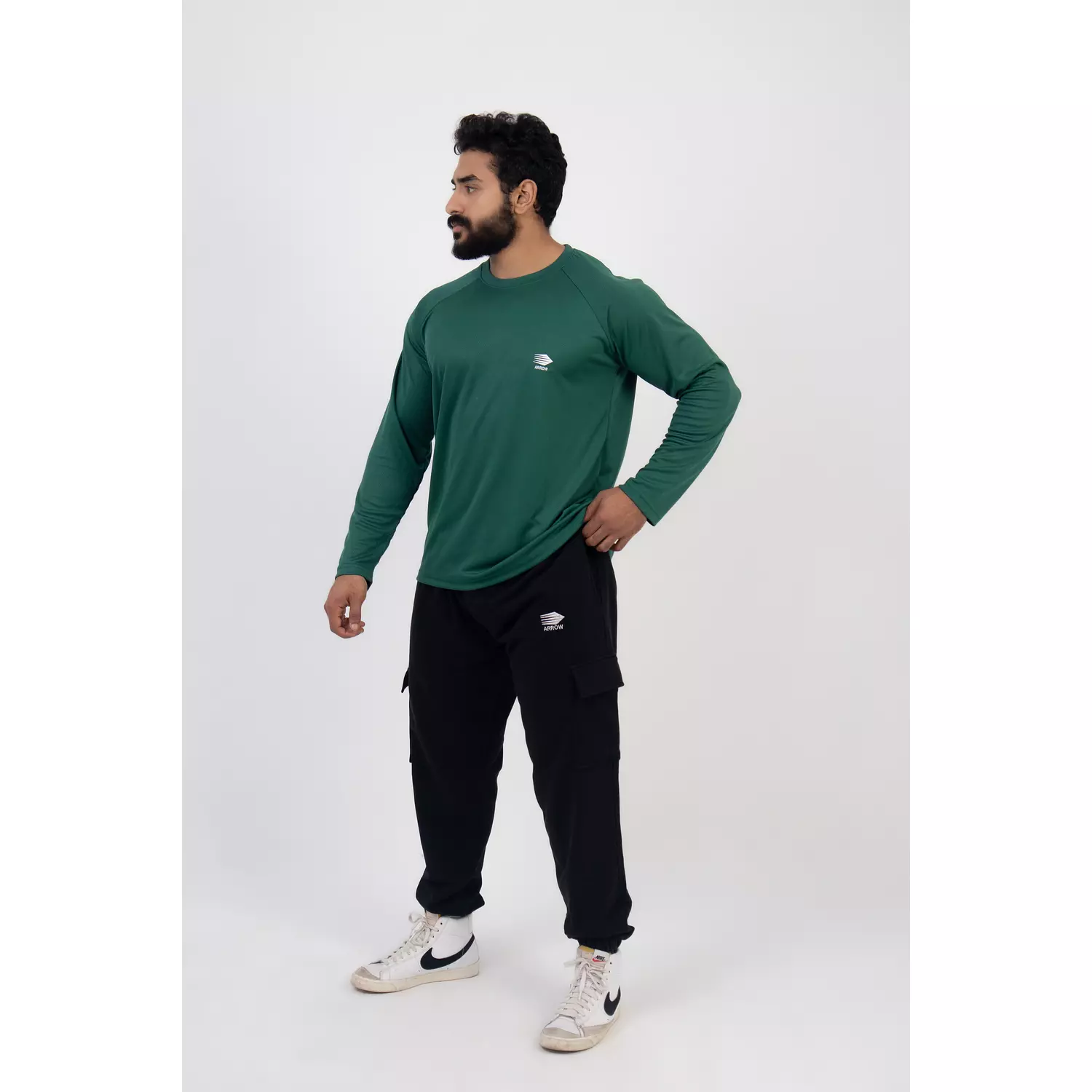 Green Long Sleeve T-Shirt hover image