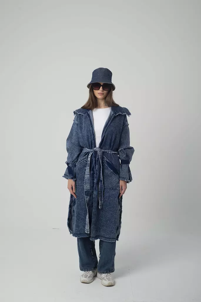 Blue Denim Coat