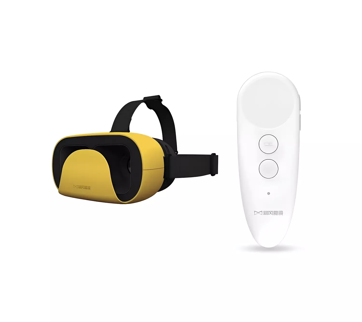 XD-03 3D Virtual Reality Glasses – Compatible with Smartphones – Yellow hover image