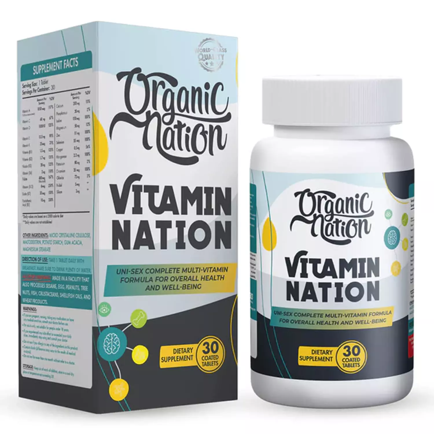 Organic Nation vitamin Nation 30serv 1